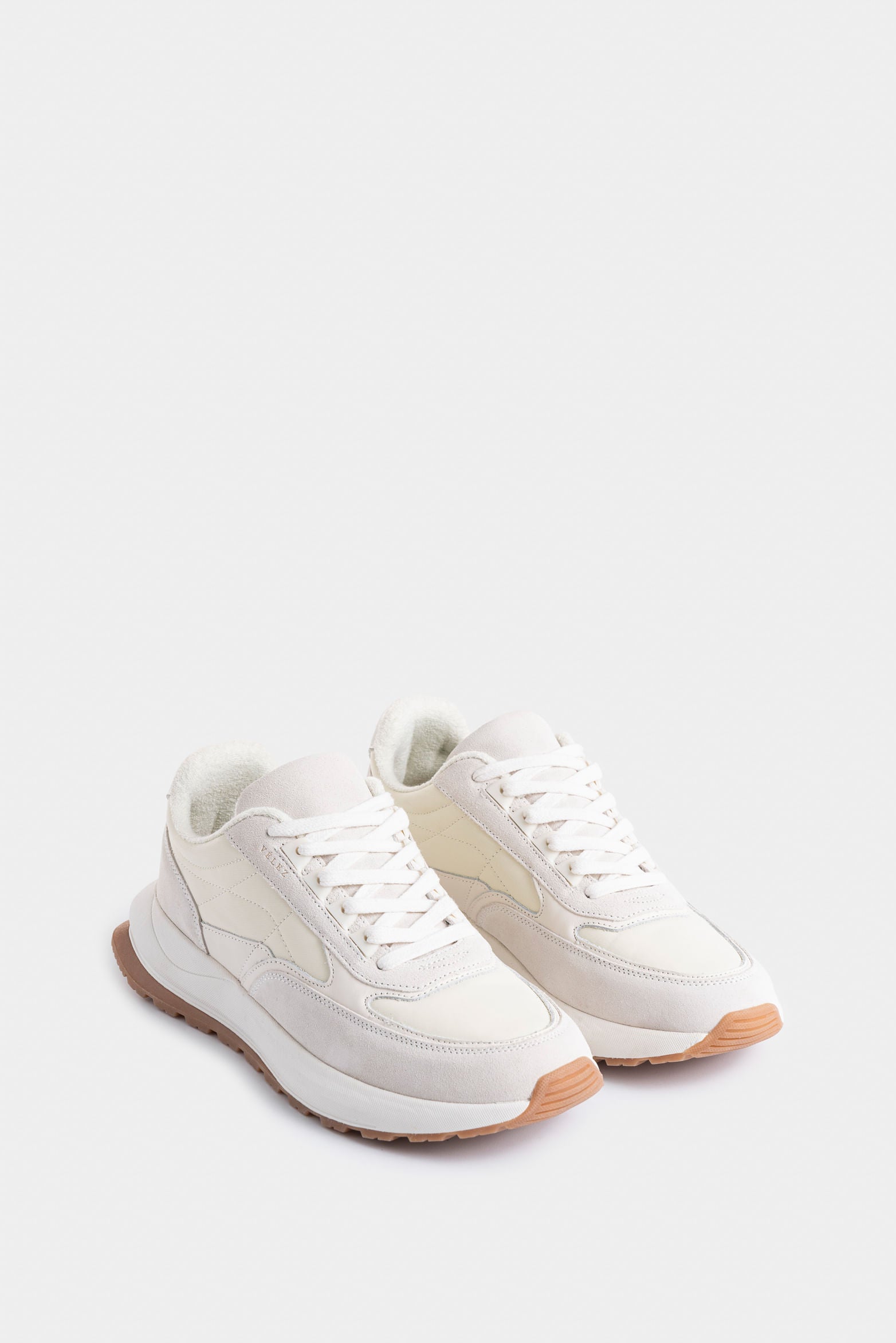 Men’s Castor Leather & Textile Sneakers Sport Aesthetic