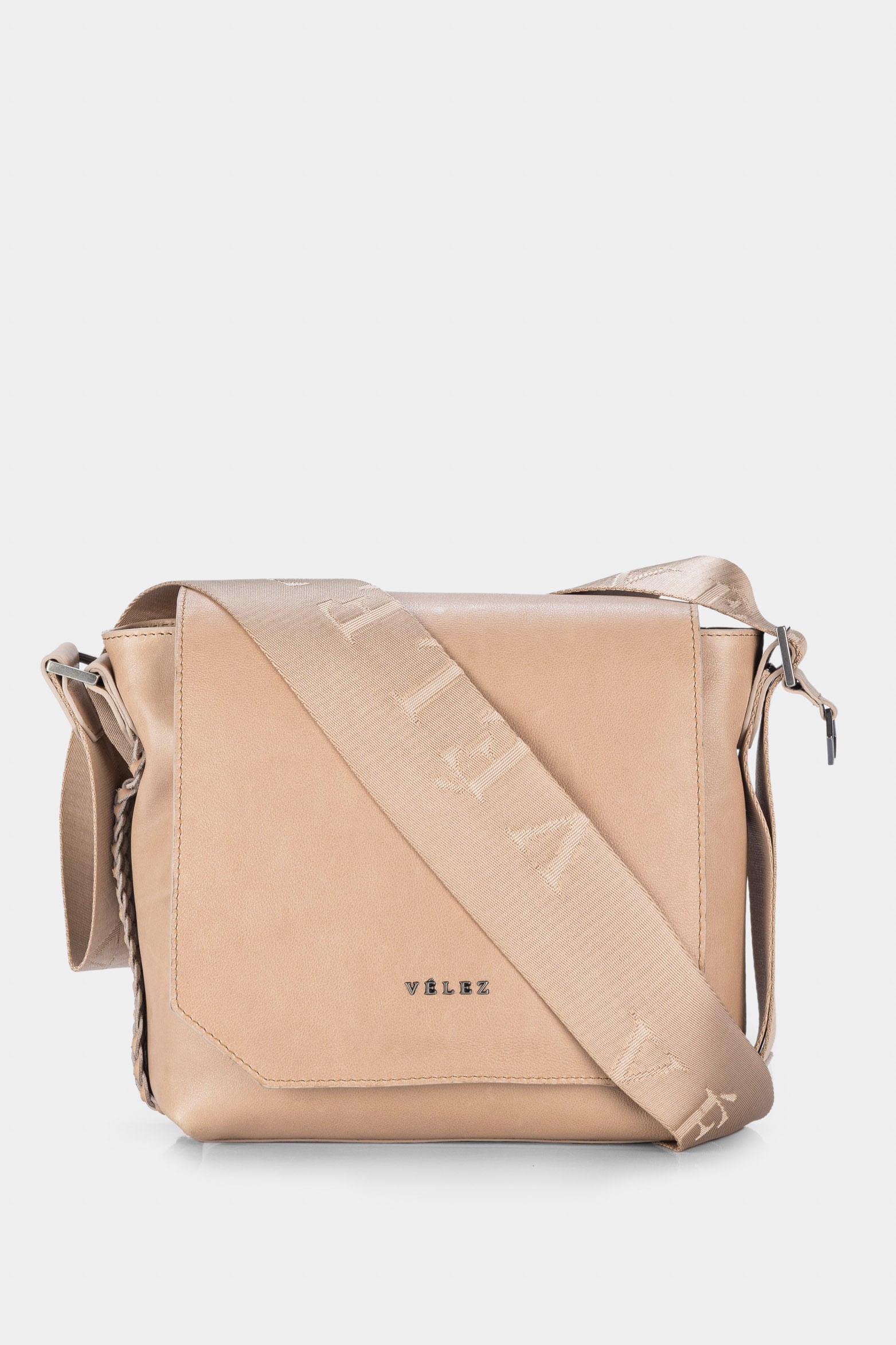 Women’s Jupiter Shoulder Handbags in Leather with Woven Detail