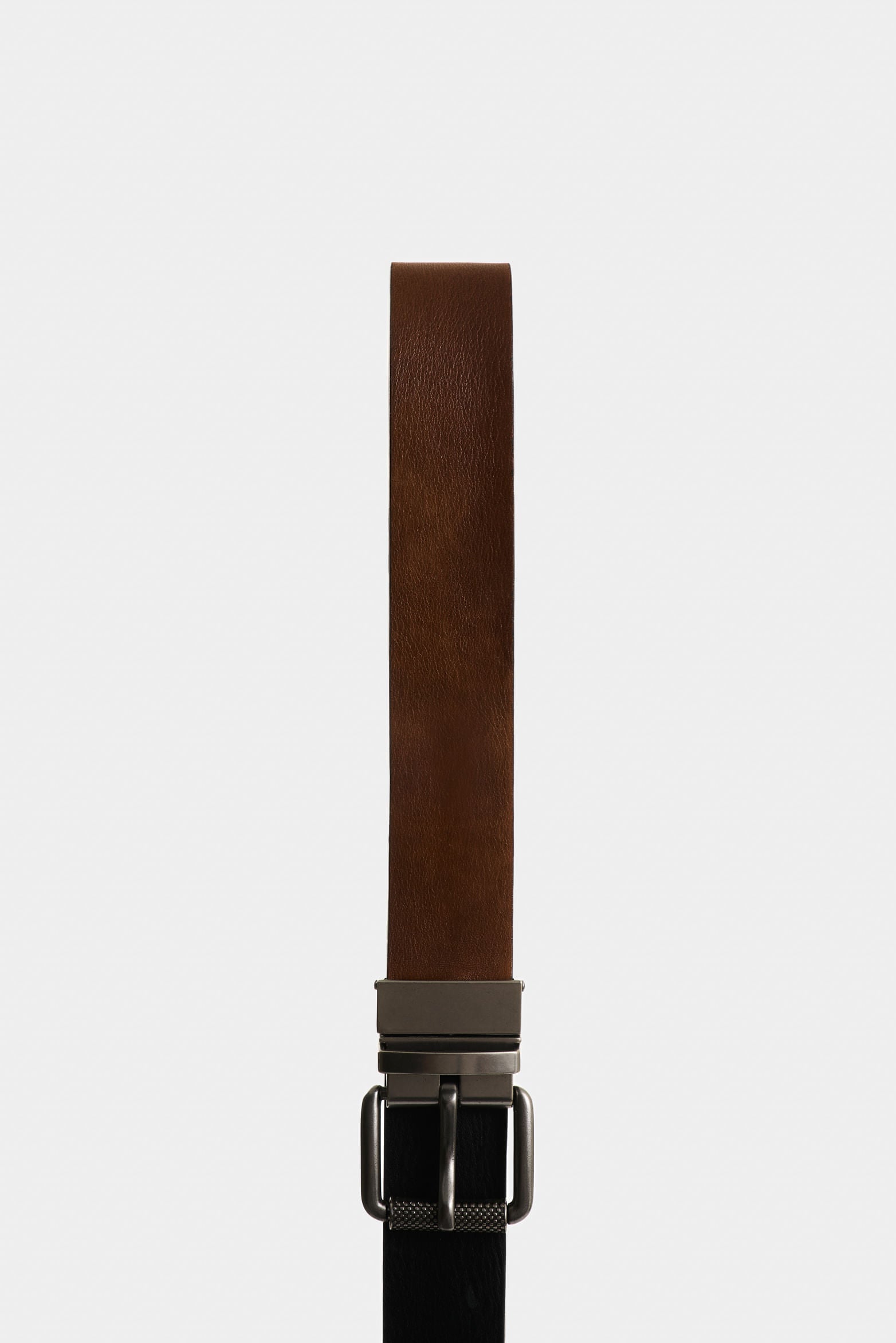Versatile Elon double-sided leather belt for men