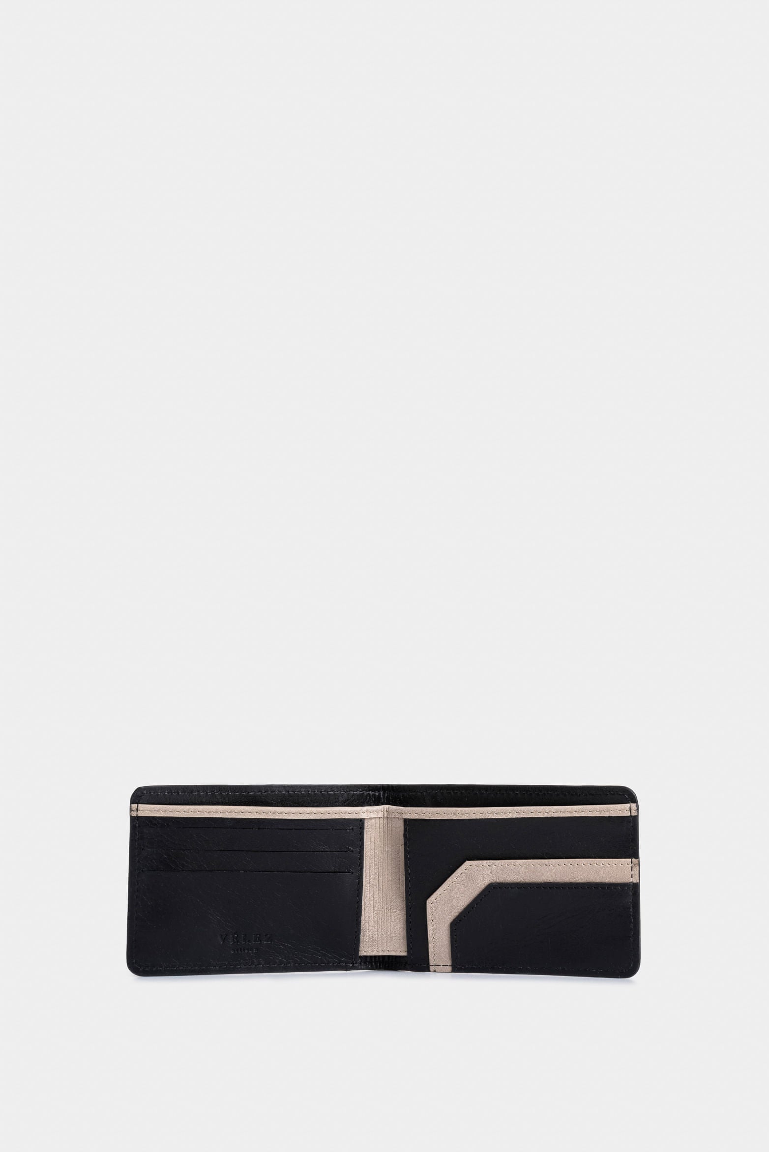 Yucatán Leather Wallet for Men Contrast Detail
