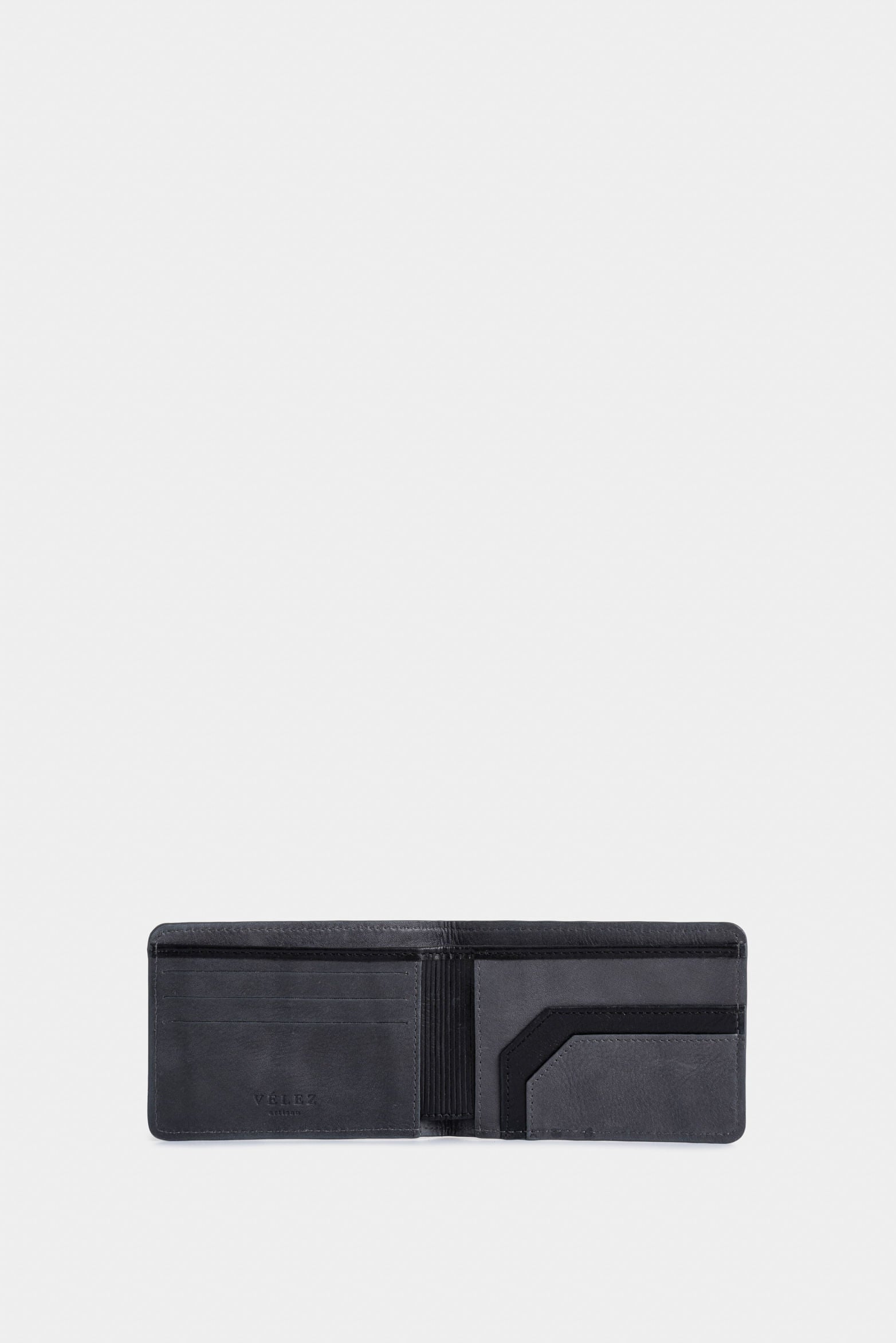 Yucatán Leather Wallet for Men with Contrast Detail