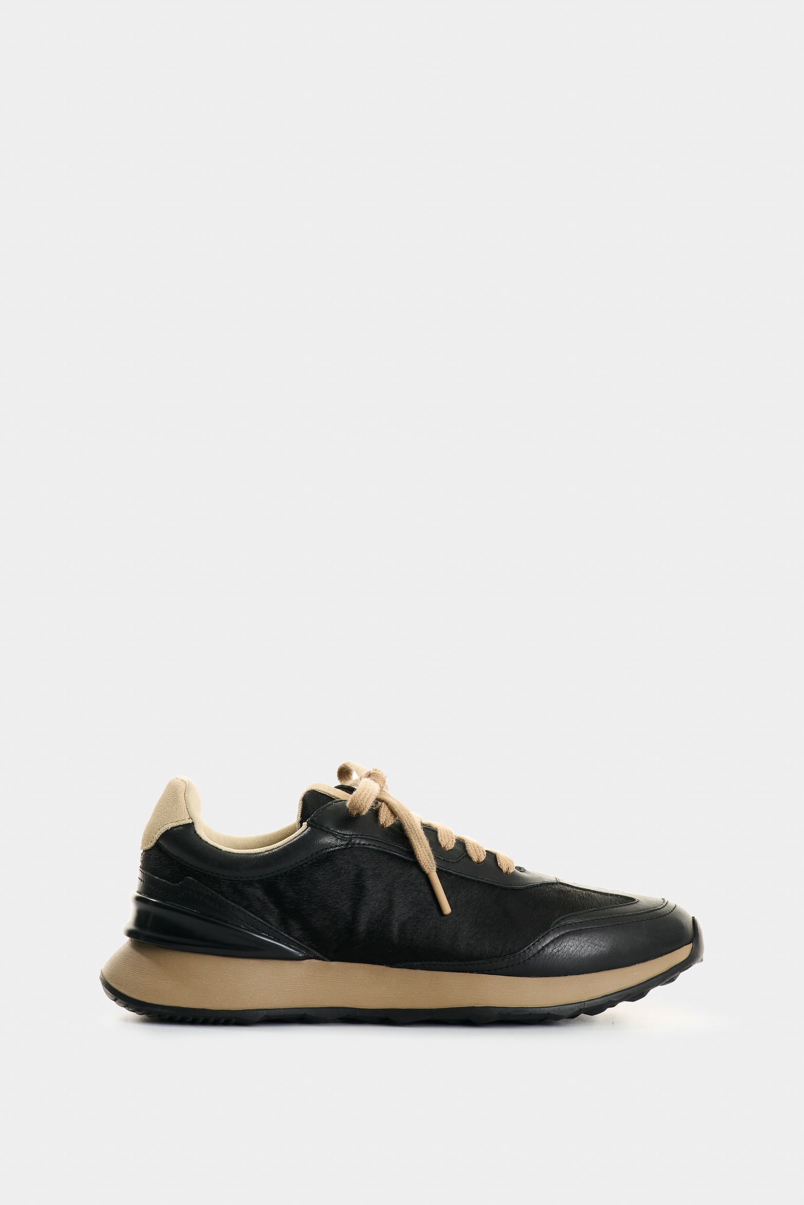 Women’s Elios Haircalf Leather Sneakers Animal Print