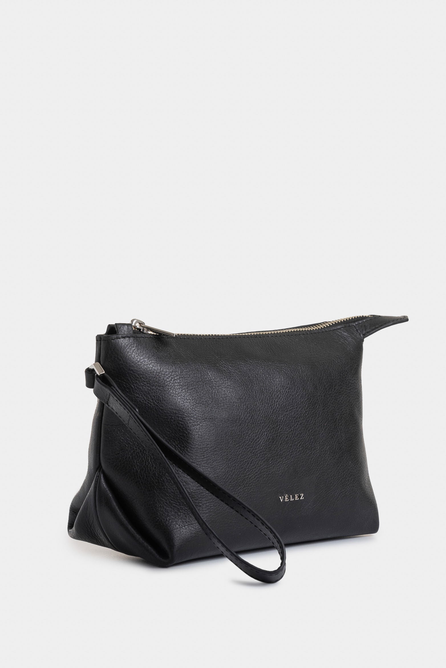 Cuzzo Leather Cosmetic Bag for Women with Zipper