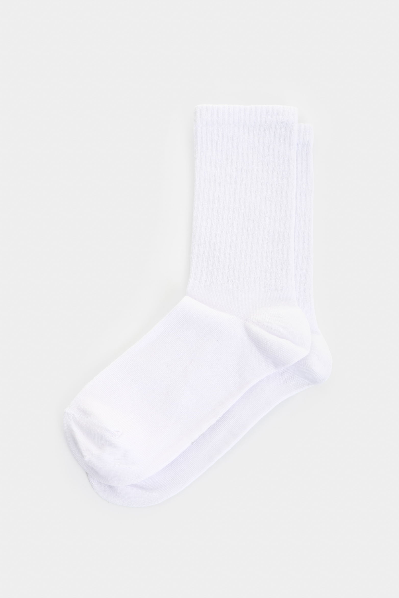 Ribbed mid-calf socks for men  sport design