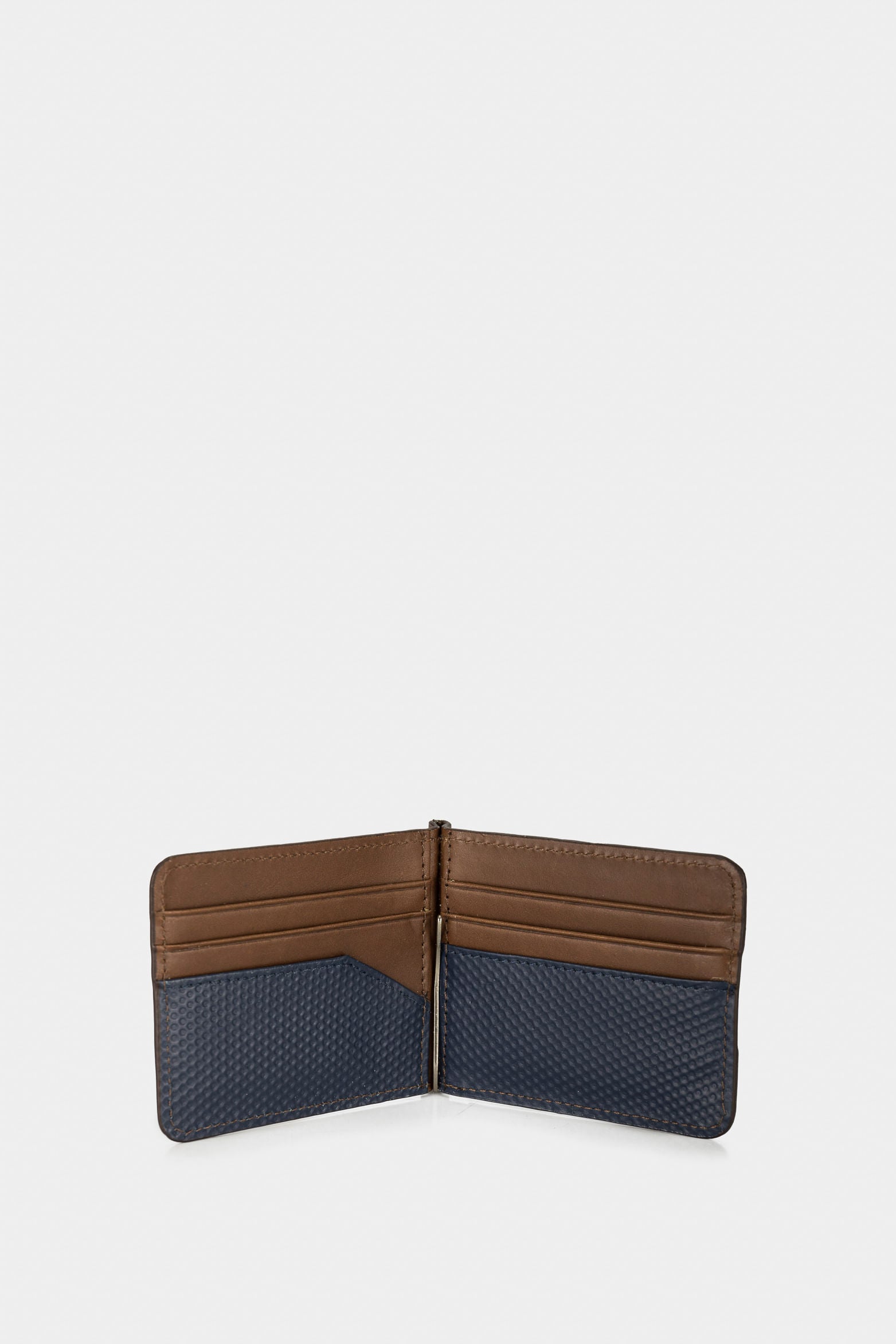 Leather Money Clip Contrast Details
