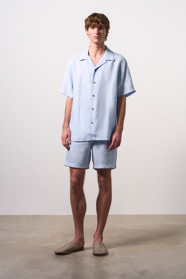 Men's Málaga Short Sleeve Linen Shirt