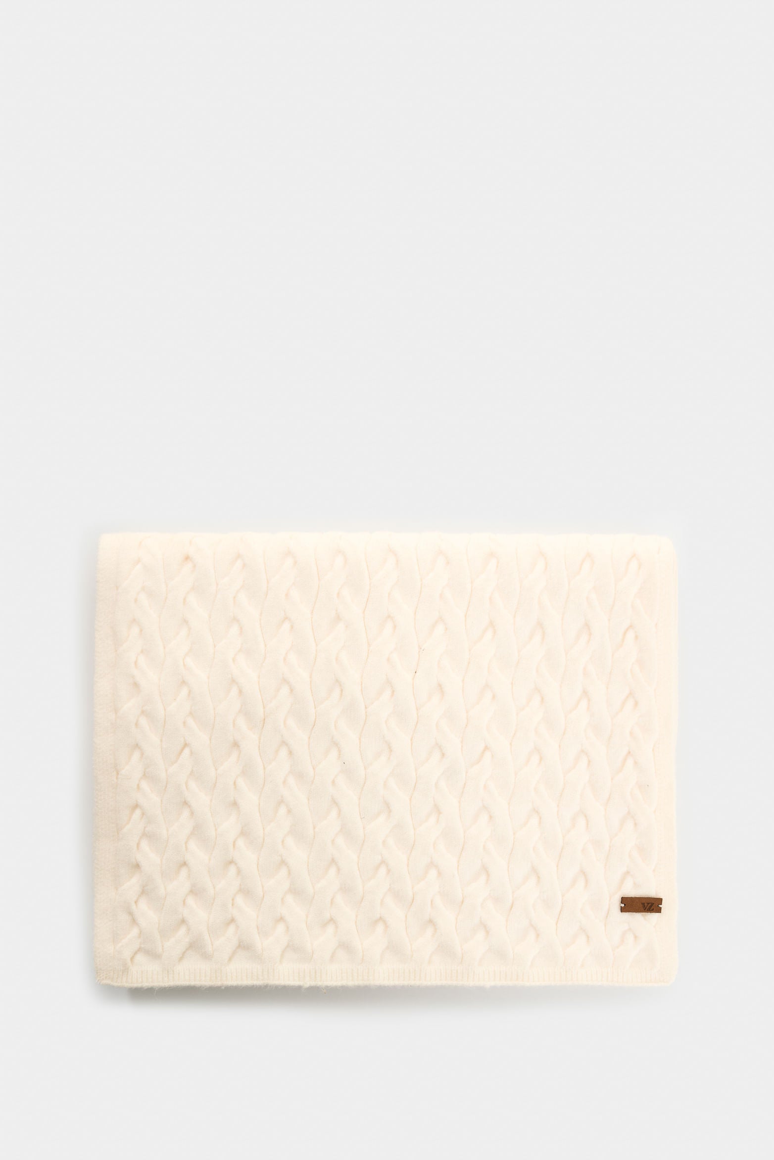 Ribbed Broza woven scarf for men