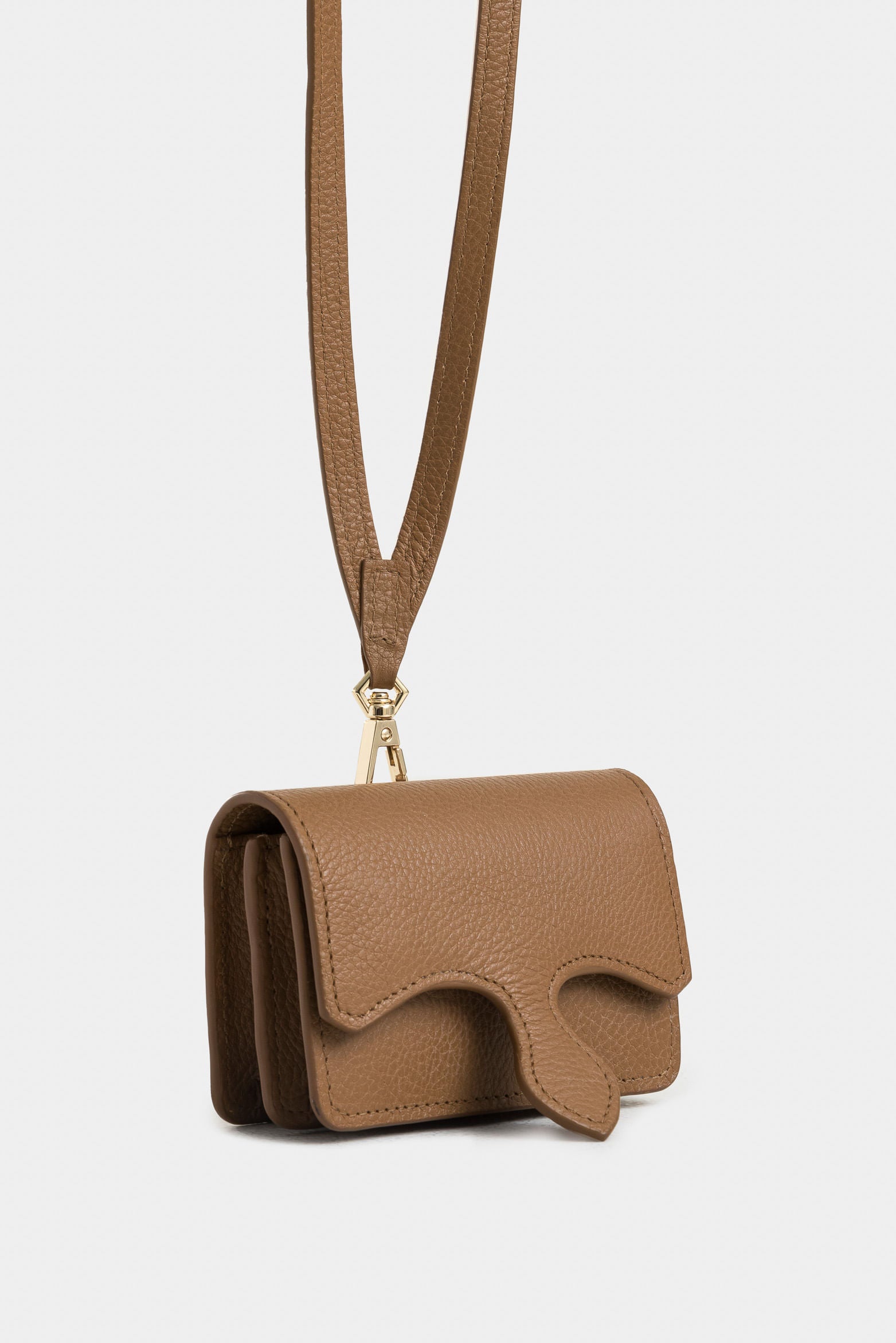 Garniel Leather Wallet for Women with Removable Strap