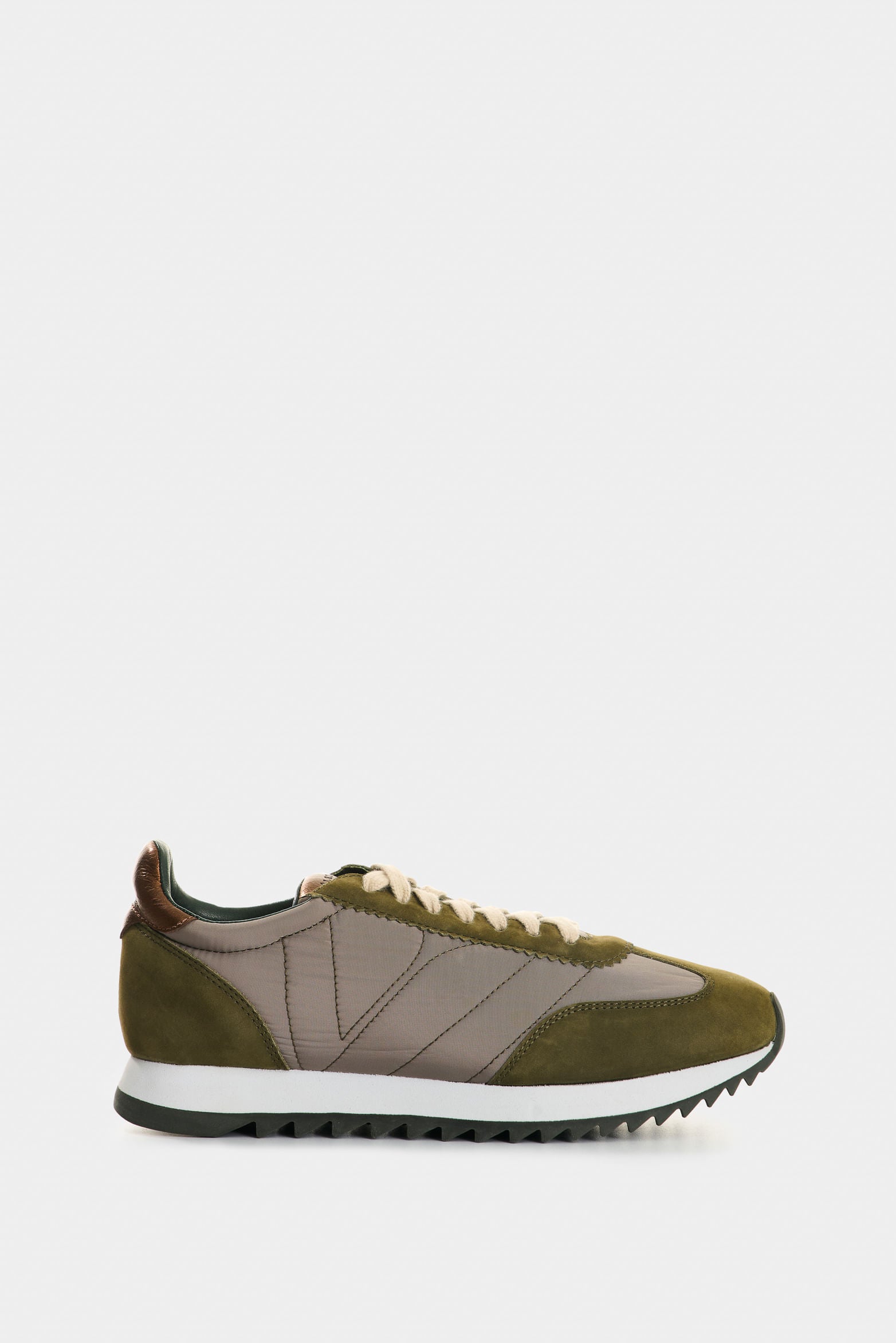 Flora Leather and Textile Sneakers for Women