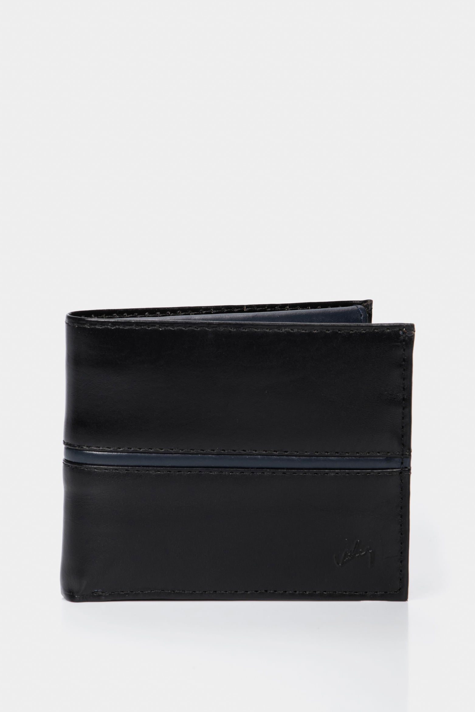 Maple Wallet in Black Leather