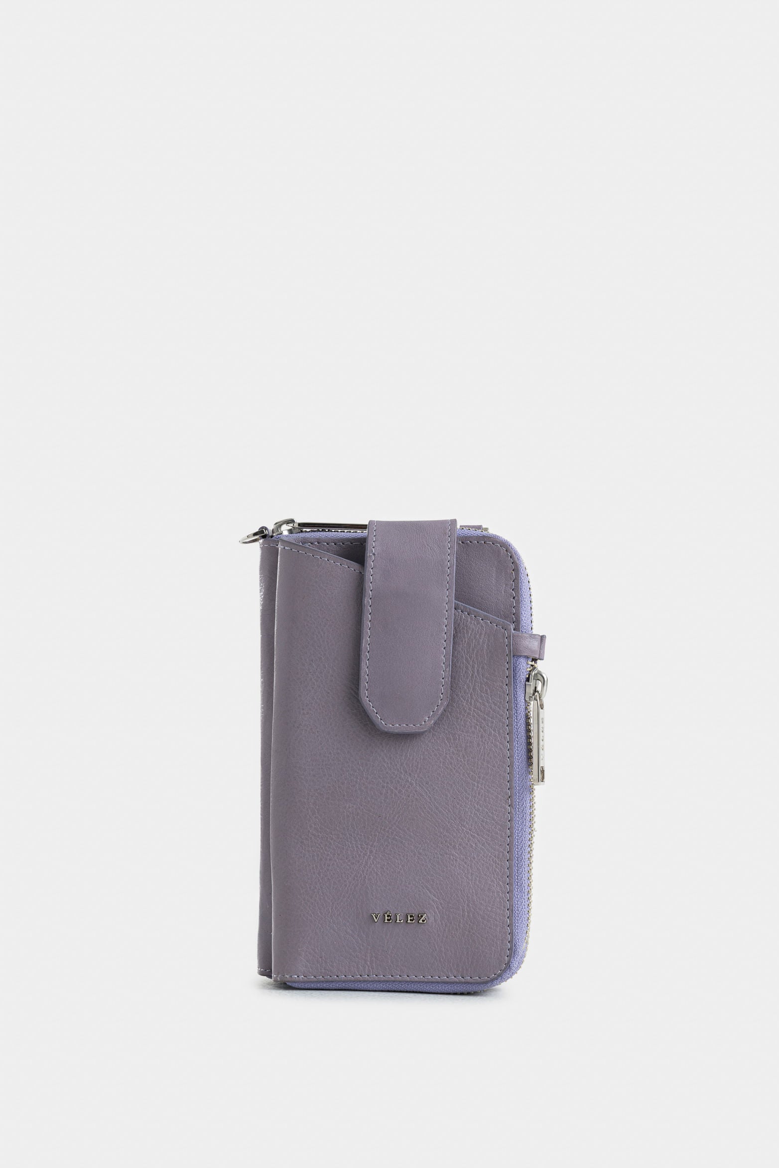 Ibiza Leather Checkbook Holder for Women with Chain