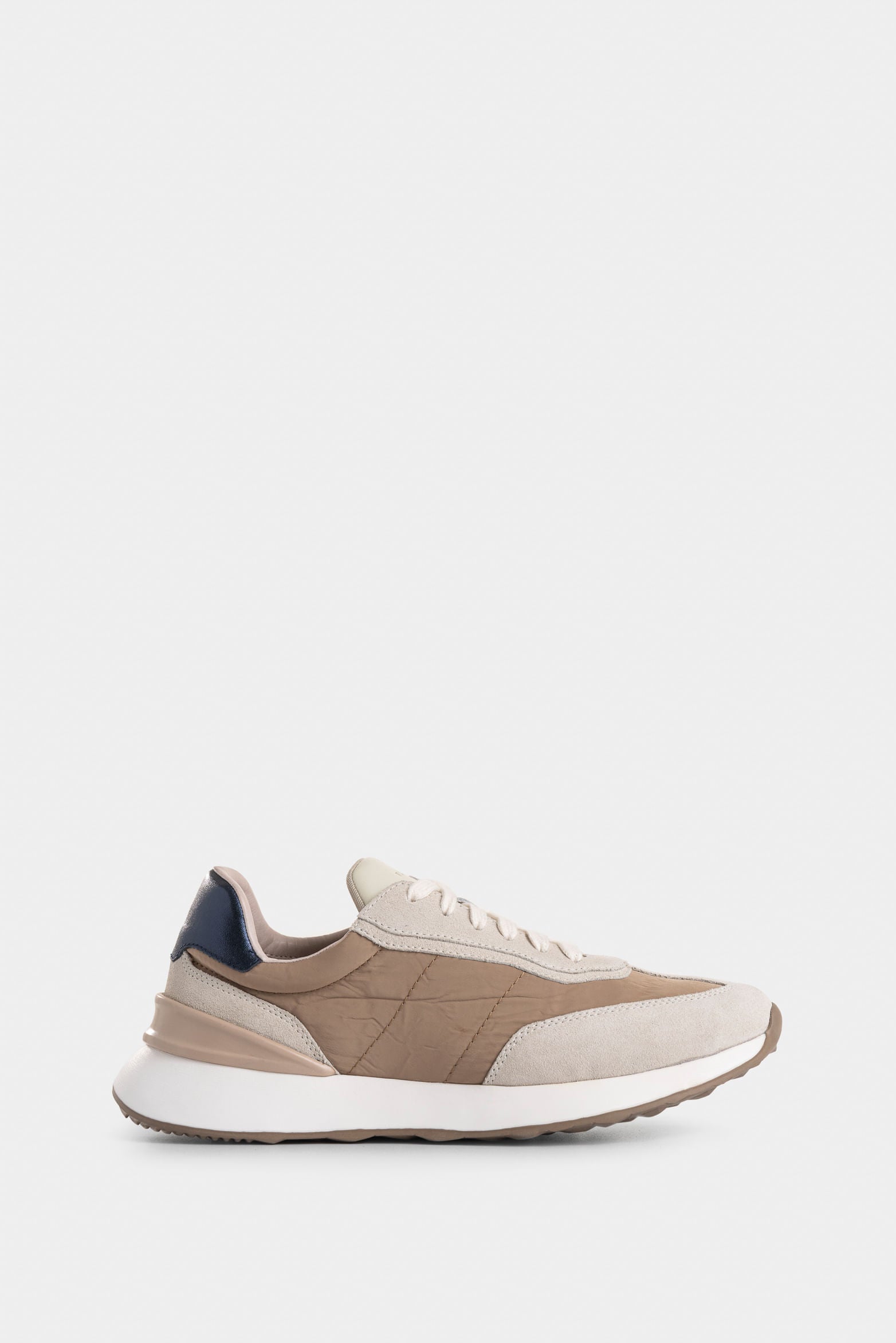 Sereno Sneakers in Canvas and Leather Sports Style