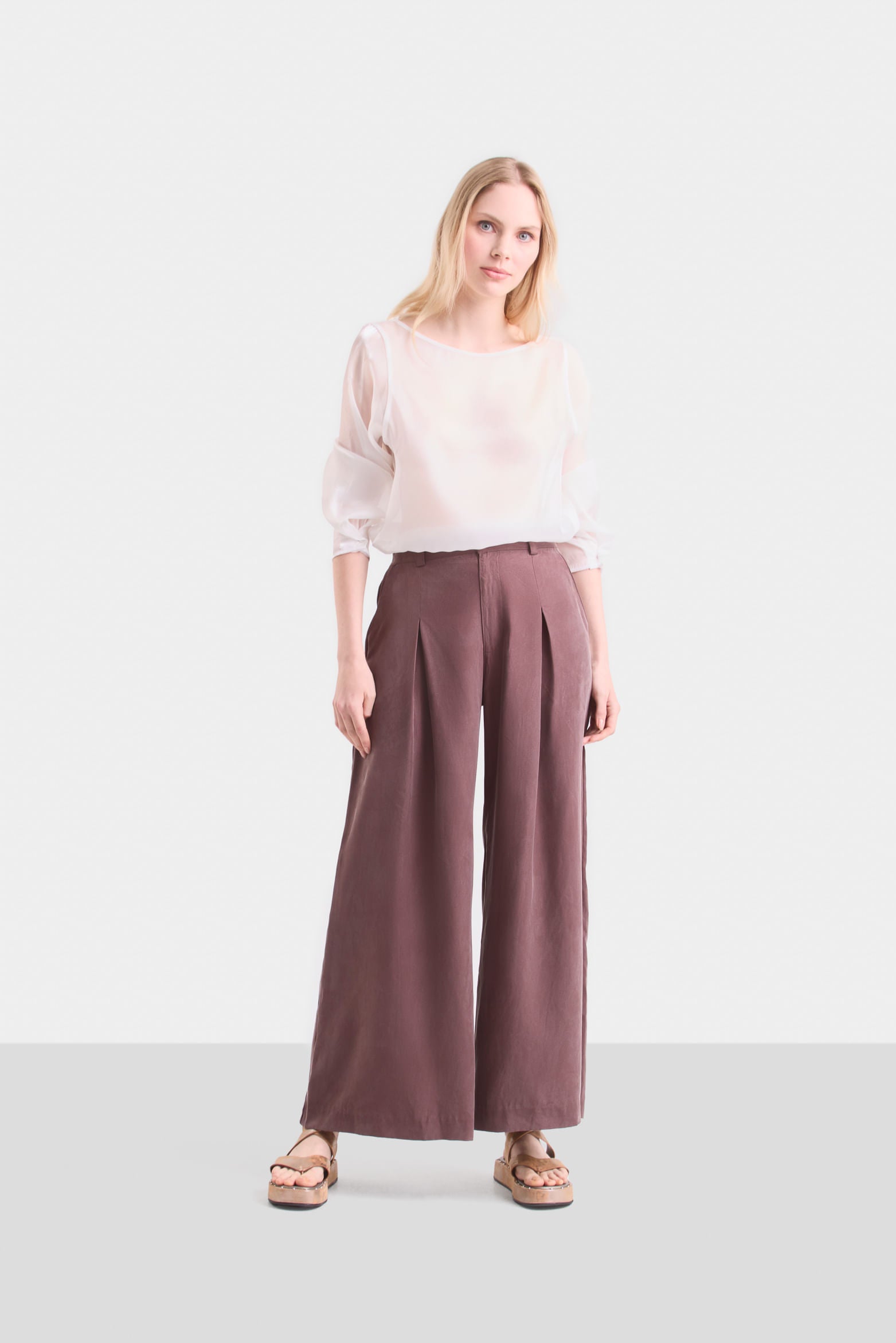 Caltha Palazzo Pants for Women with Relaxed Fit