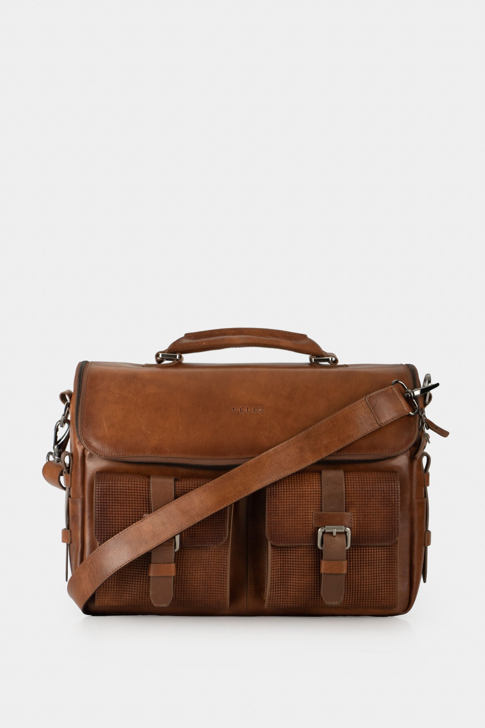 New Archeology Portable Leather Briefcase in Honey