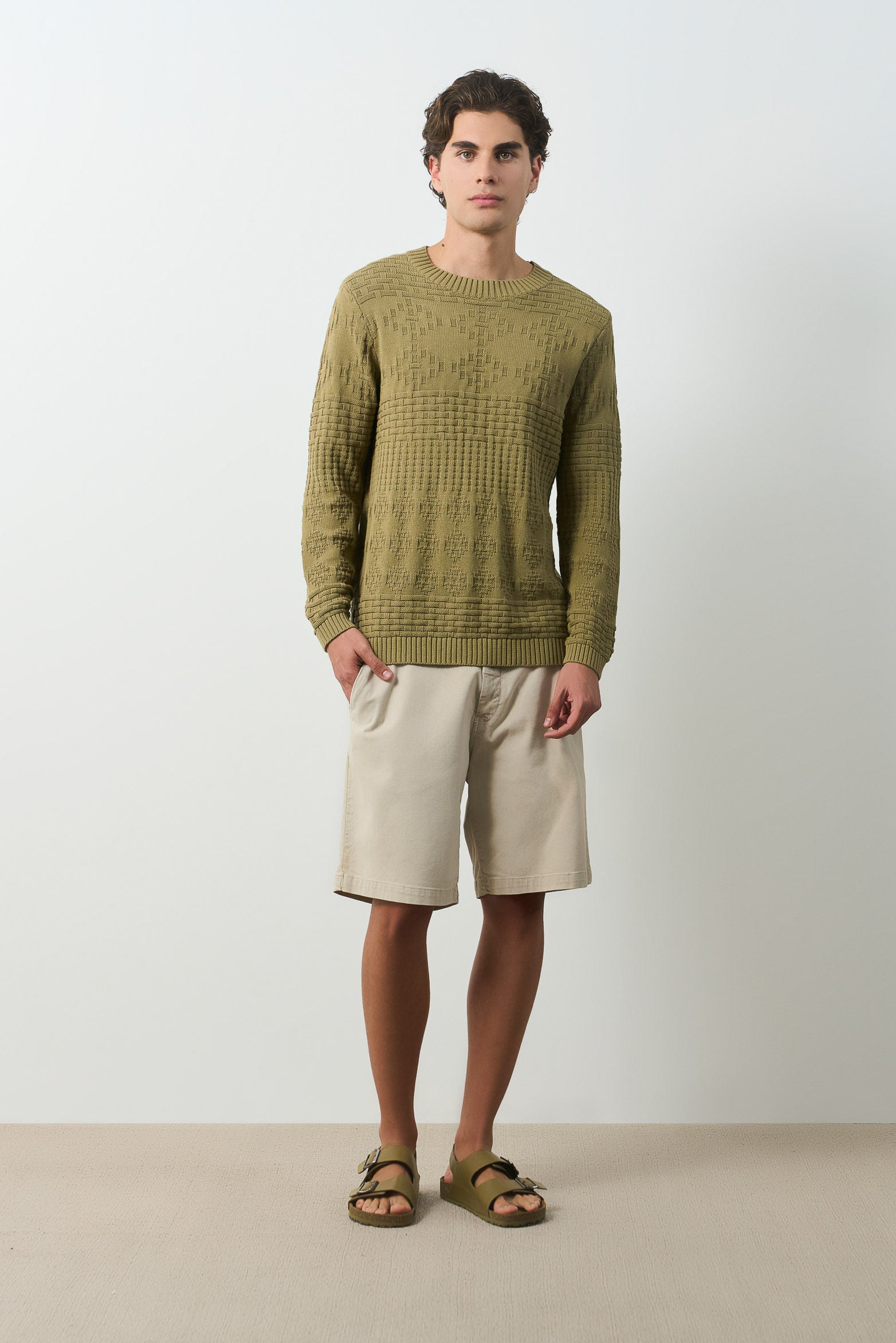 Ayar knit sweater for men  regular fit
