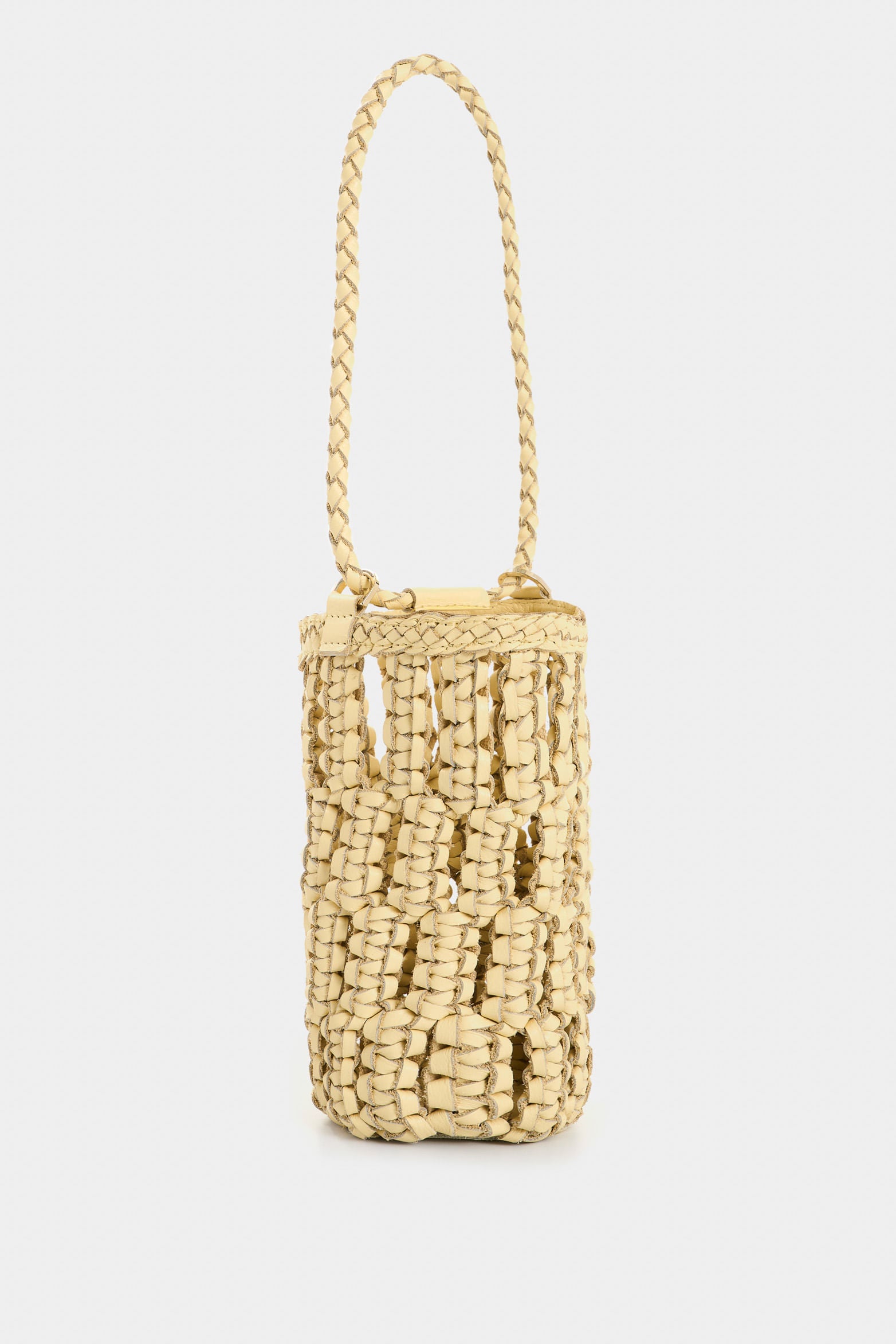 Gleam Braided Leather Crossbody Bag for Women