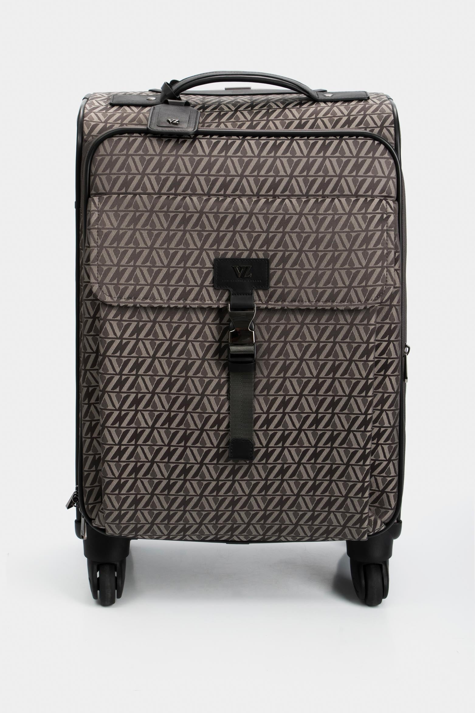 Women’s 20” Bloom Suitcase in Gray with Jacquard VZ Print