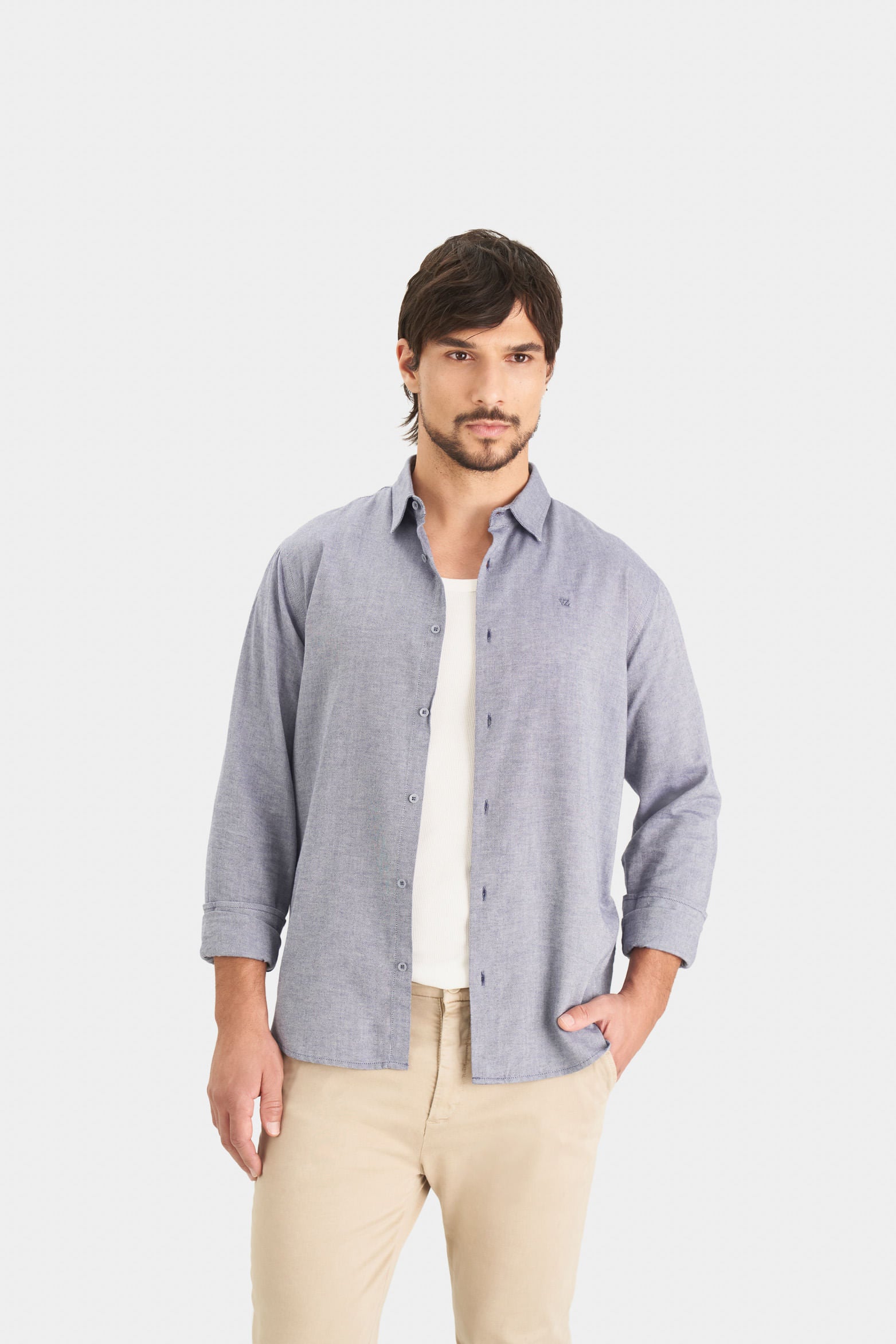 Oxford LongSleeve Shirt for Men  SemiFitted