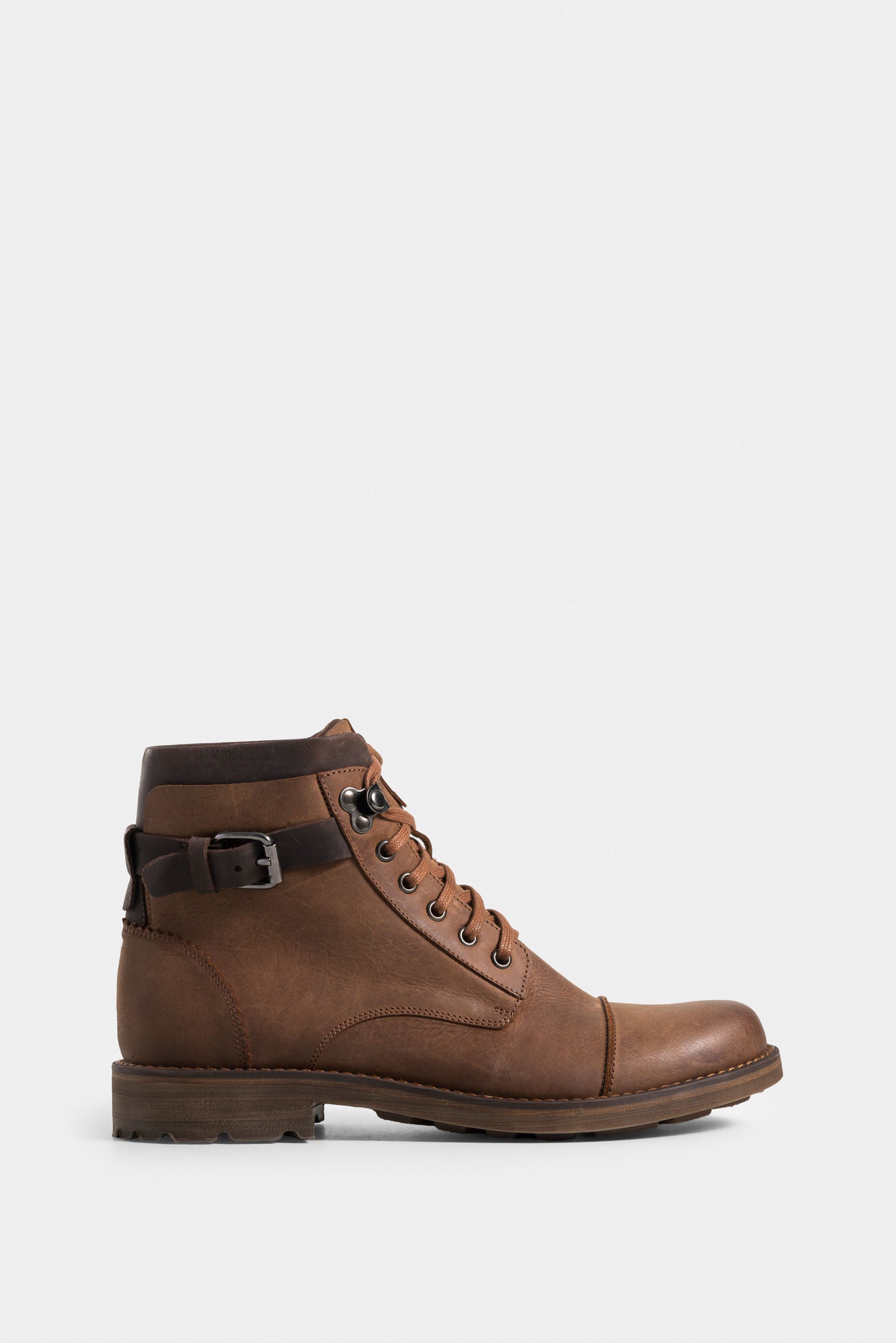 Alquimist Leather Boots for Men with Decorative Strap
