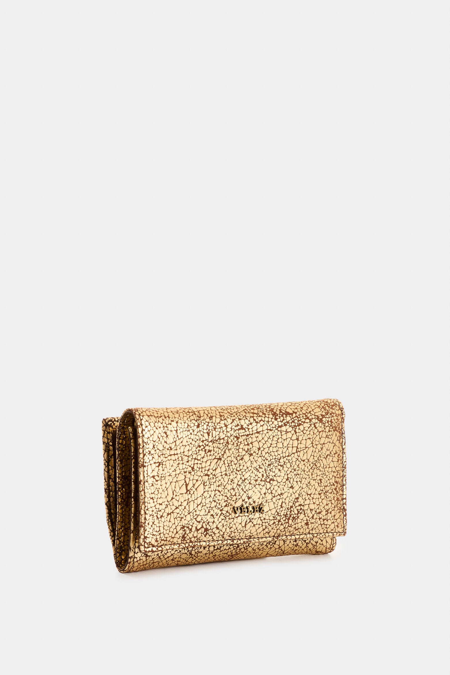 Real folia leather wallet for women