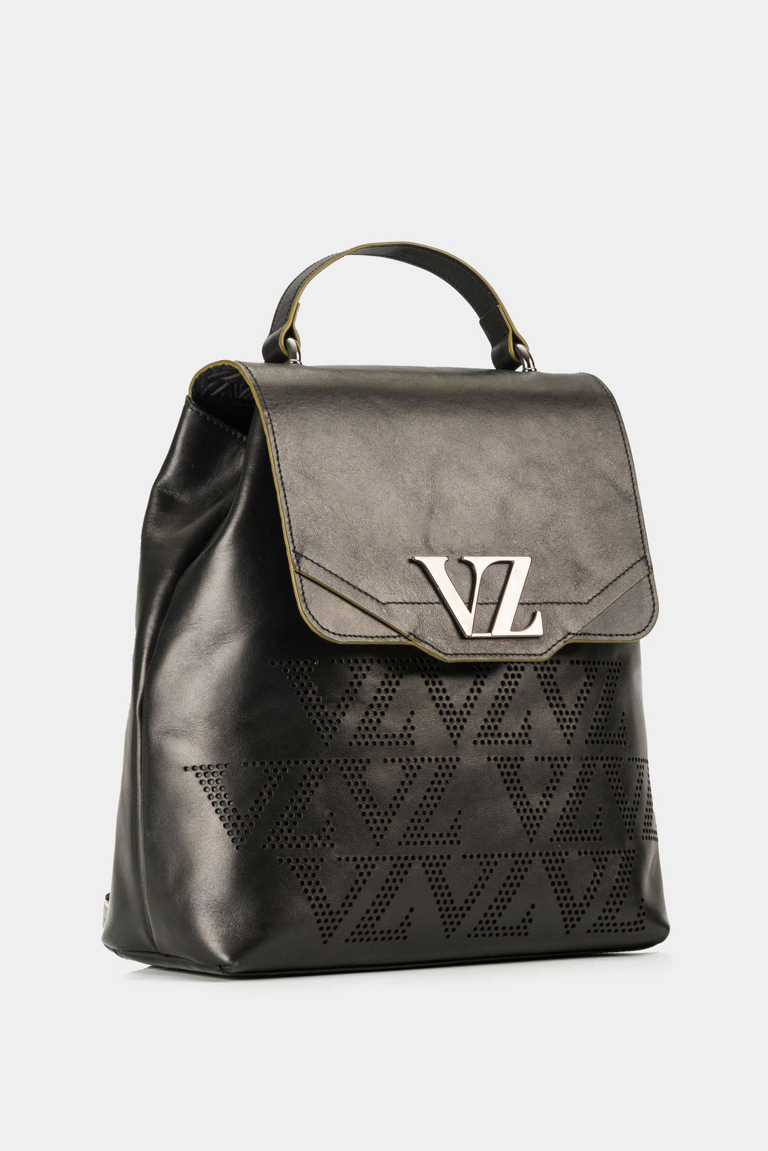 Women’s Goji Leather Backpack with VZ Monogram