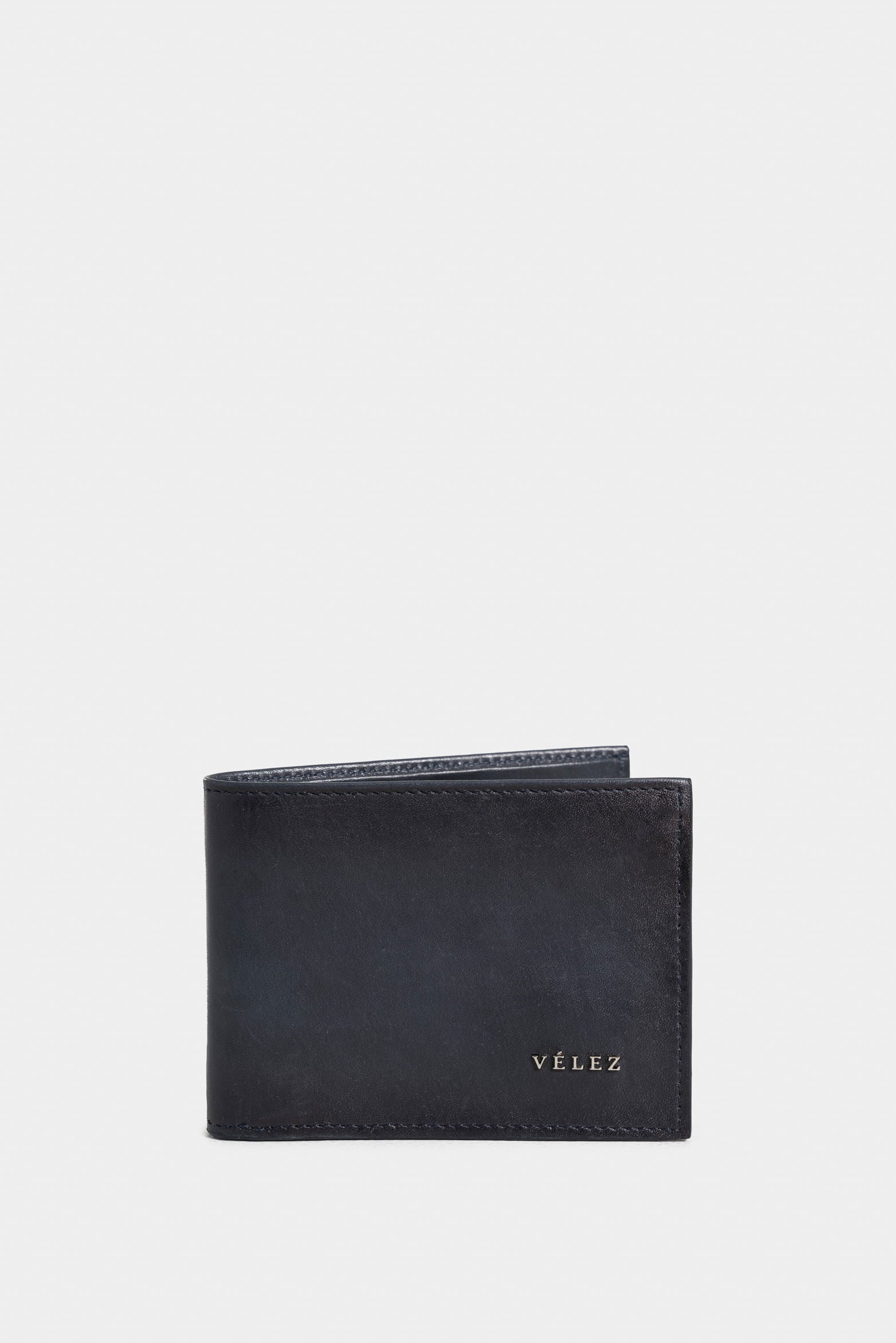 Ontario Leather Wallet for Men with Spaced Outline