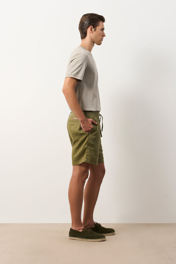 Men's Belgium Linen Shorts