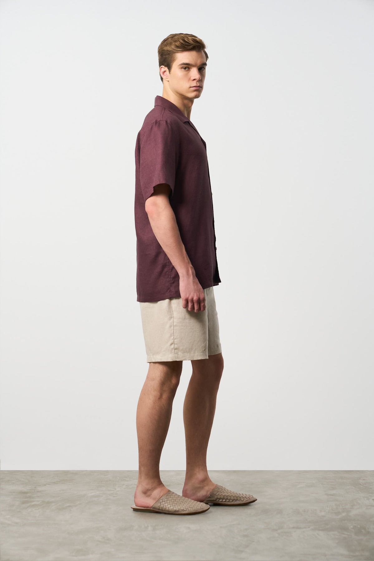 Men's Málaga Short Sleeve Linen Shirt