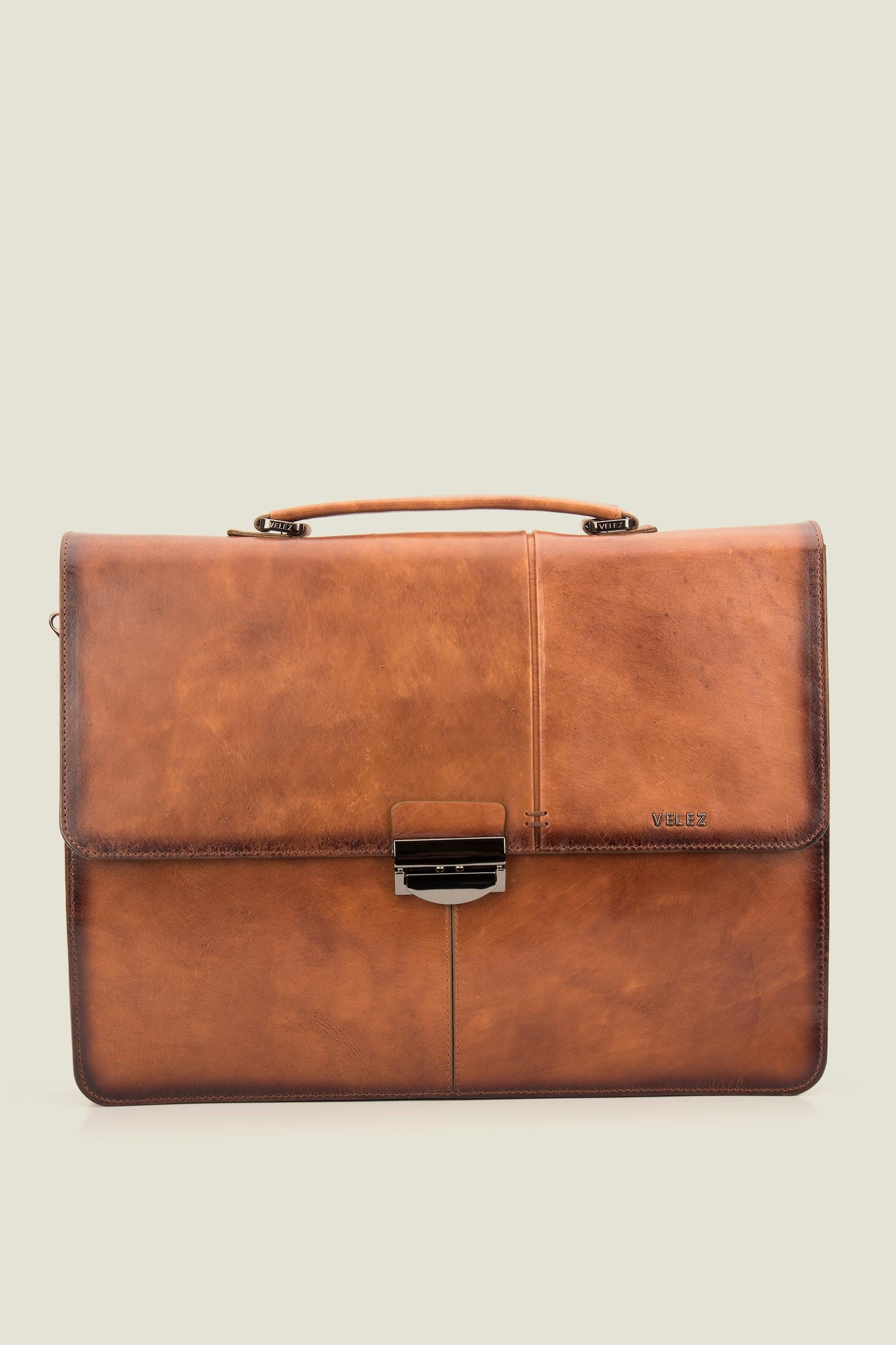 Men’s Aperto Leather Laptop Briefcase