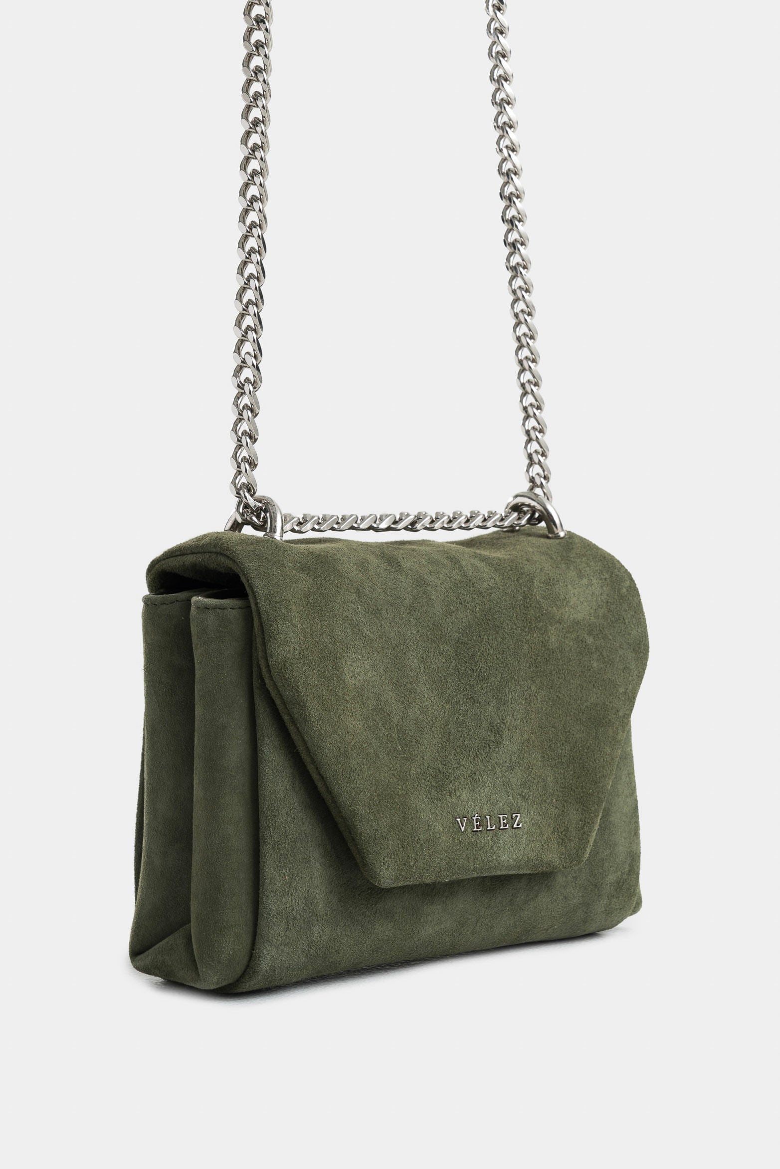 Mini Lili 2.0 Suede Leather Hands-Free Bag with Fabric