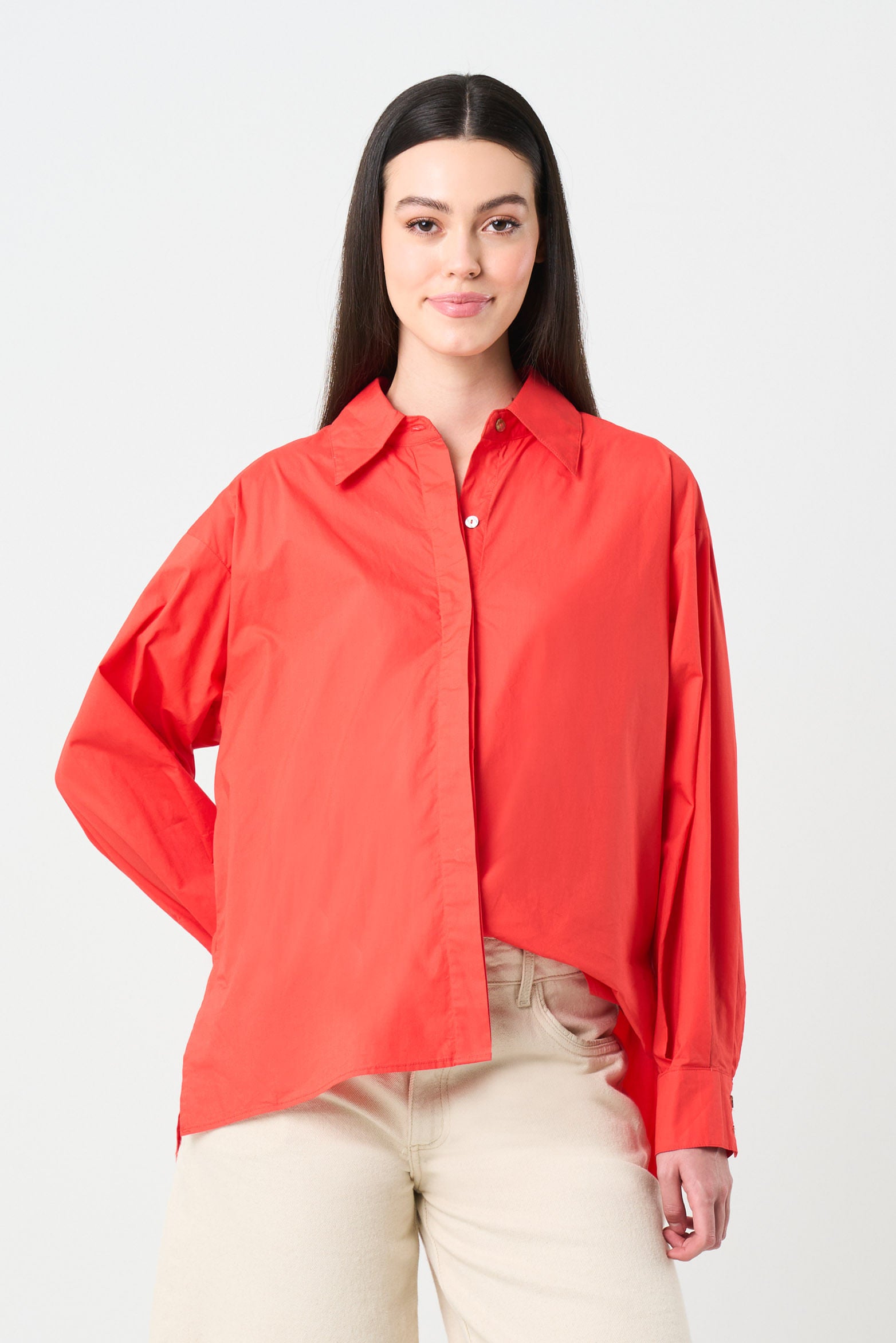 Women’s Astra Oversized Long-Sleeve Shirt