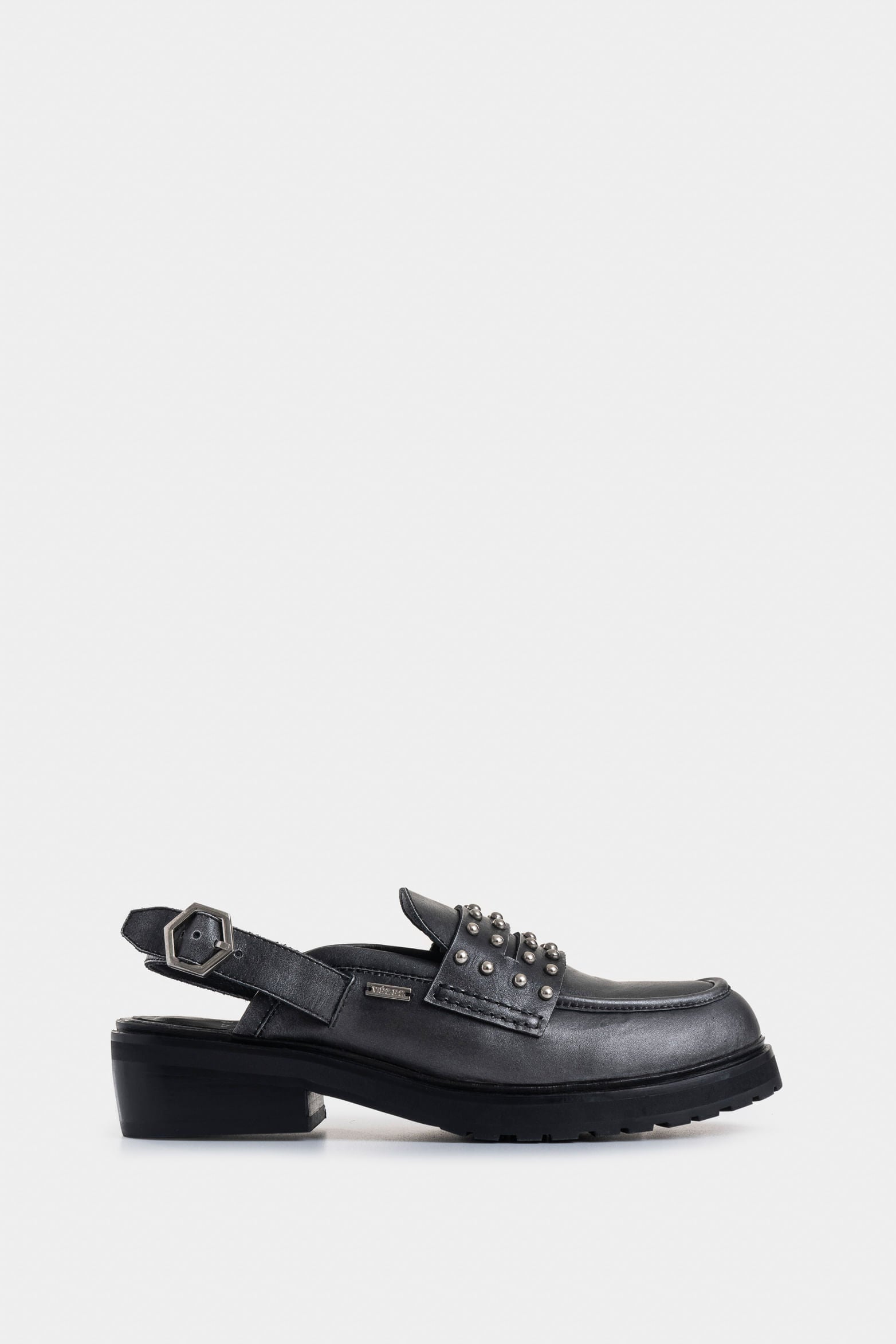 Umbra Brush Off Leather Loafers for Women with Chunky Style