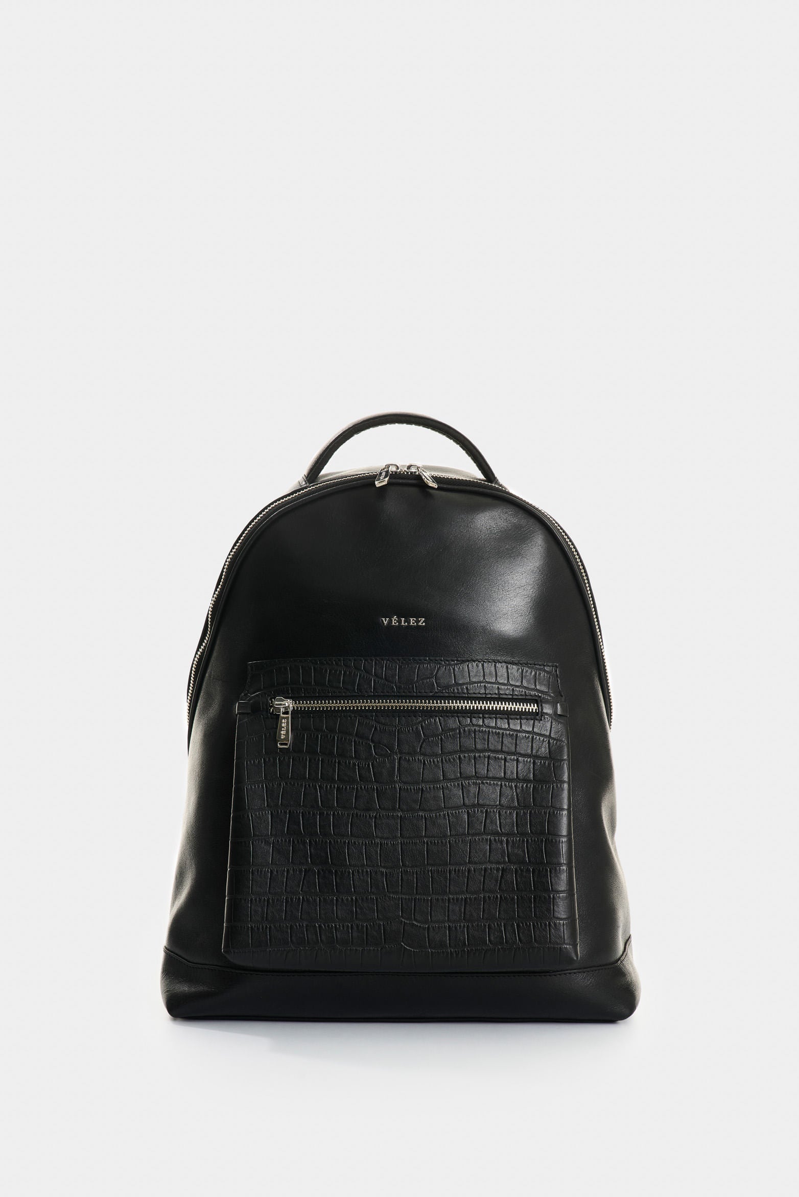 Floral Women's Embossed Leather Backpack