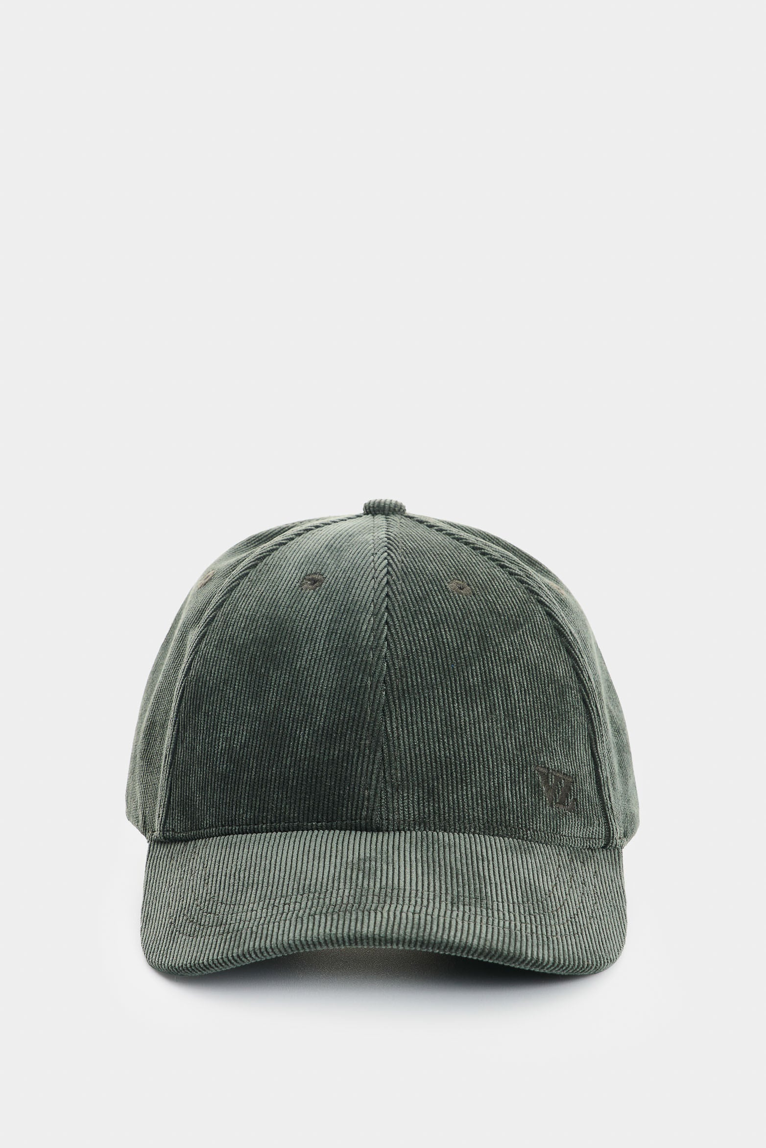 Borges 2 trucker cap in corduroy for men with curved brim