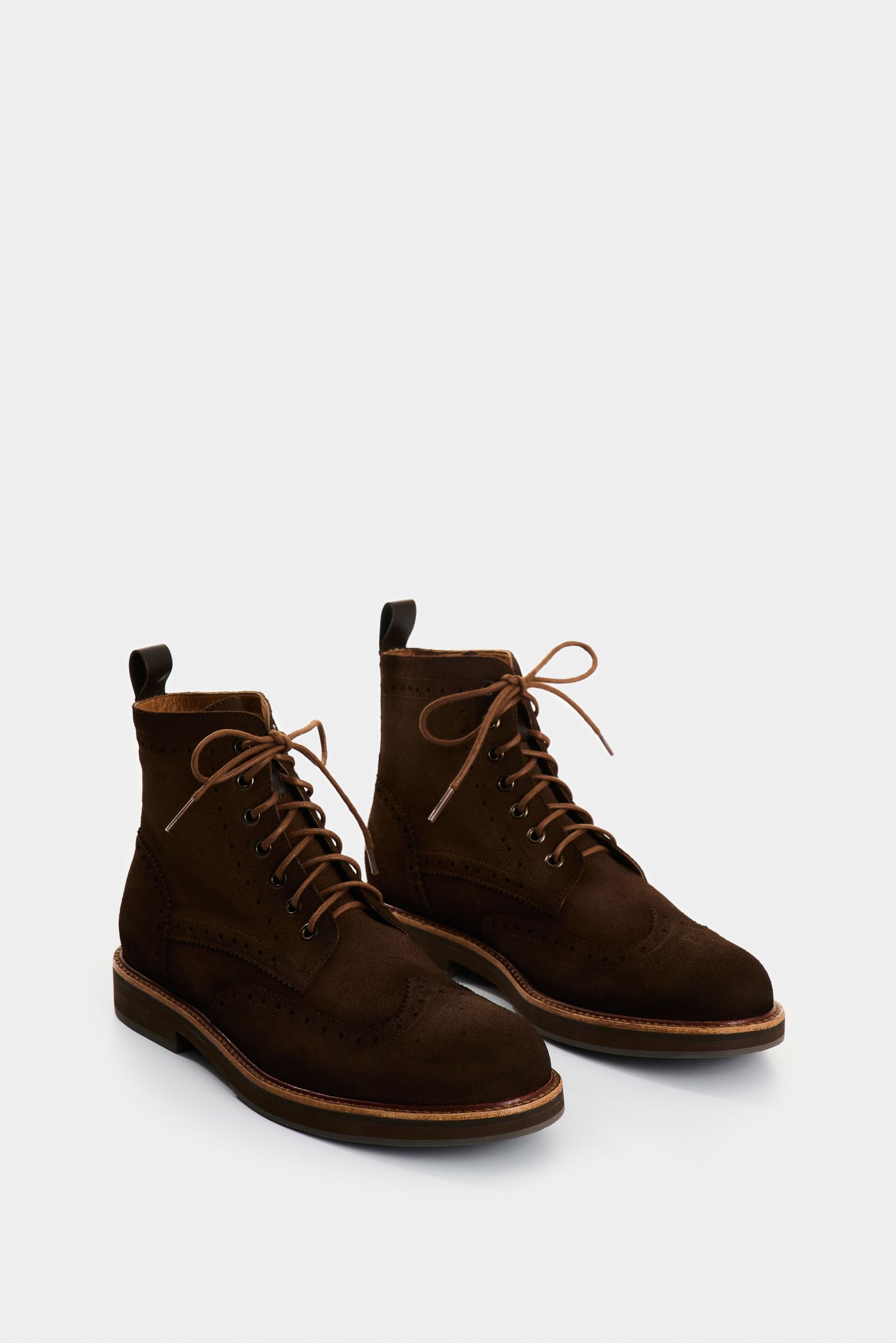 Men's Silene Suede Leather Boots, Formal Silhouette