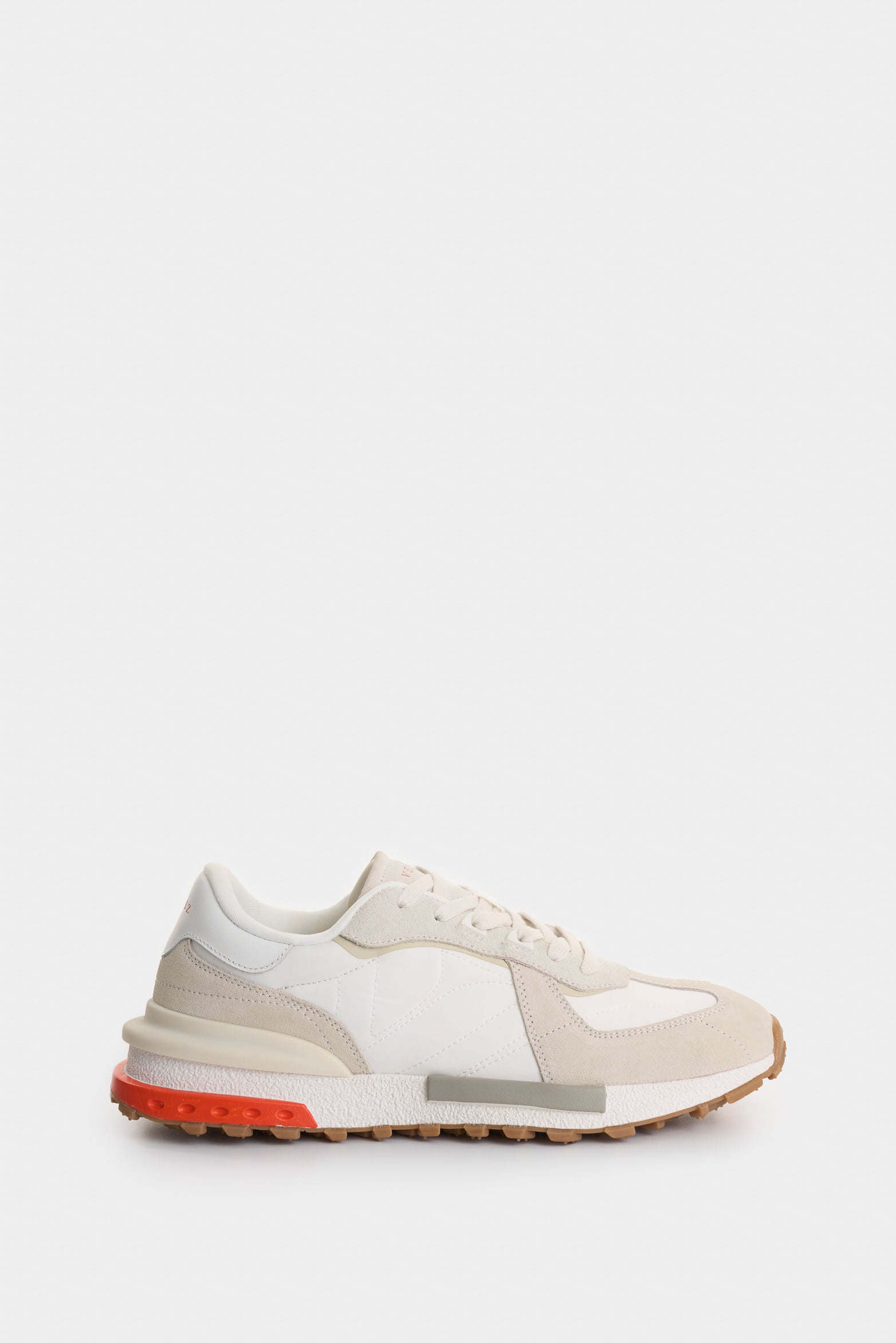 Men's Phyton Leather and Canvas Sneakers with a Sporty Silhouette