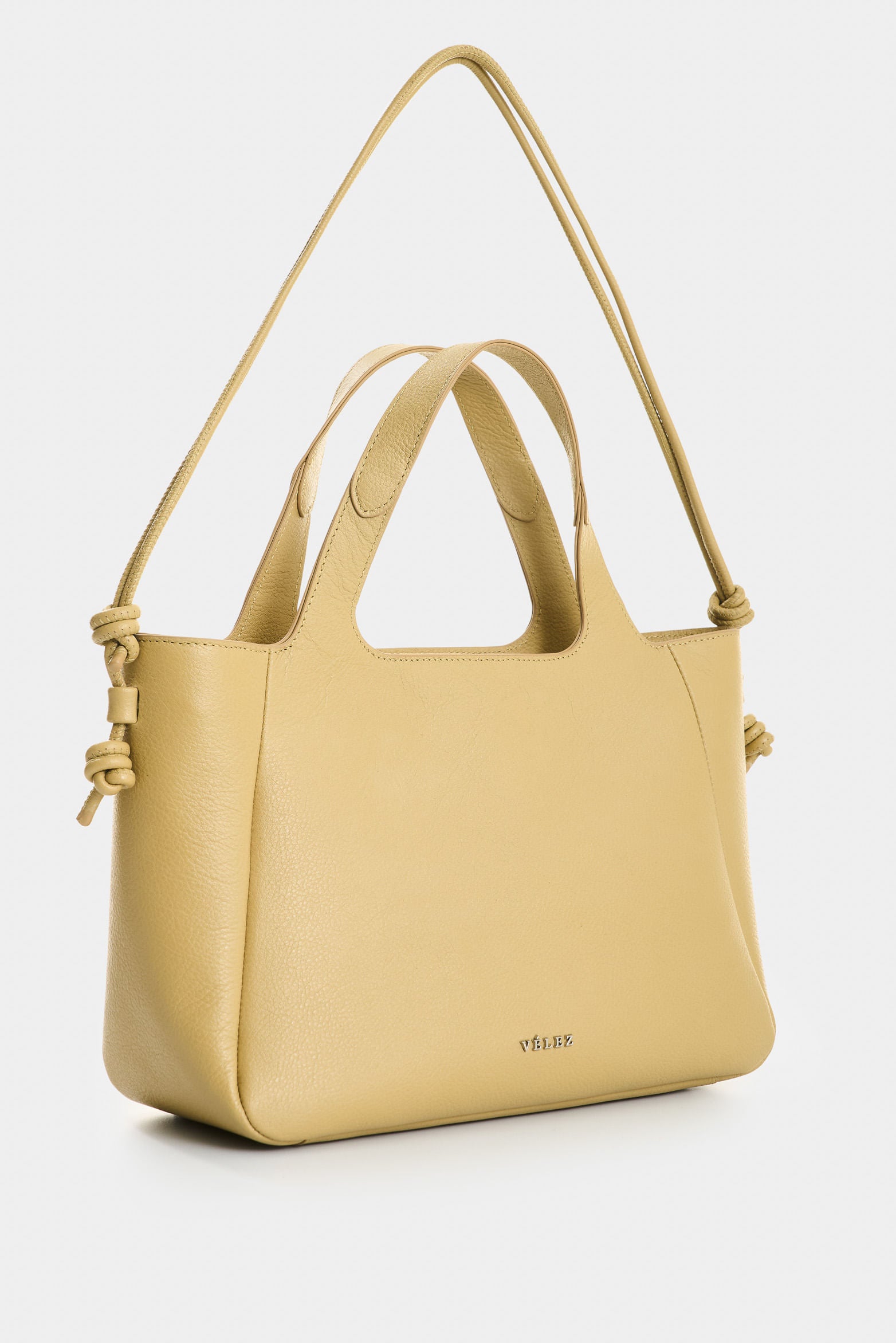 Ailana leather bowling bag for women