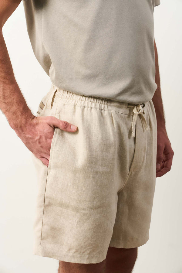 Bélgica linen bermuda shorts for men