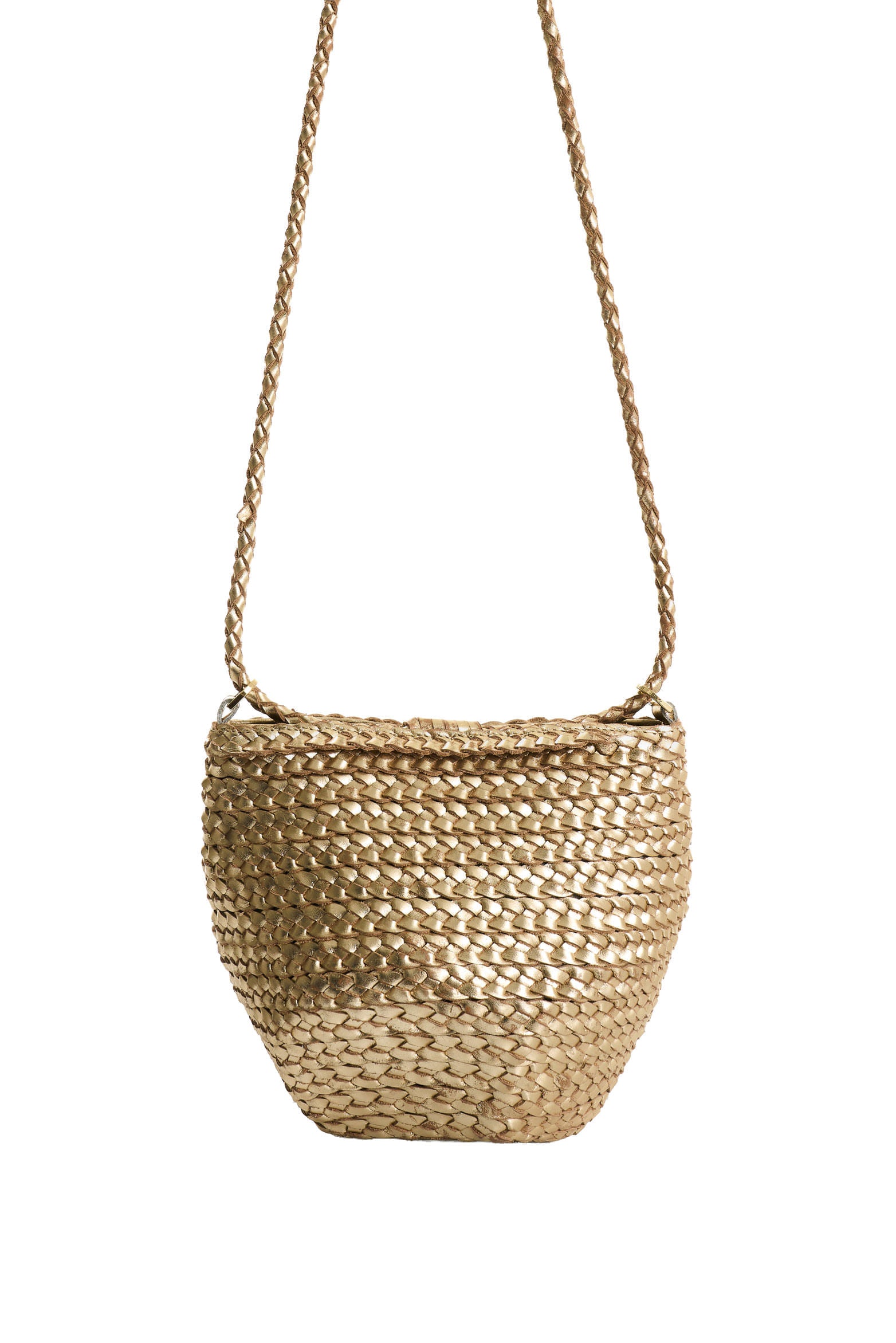 Gatsby Braided Leather Crossbody Bag for Women