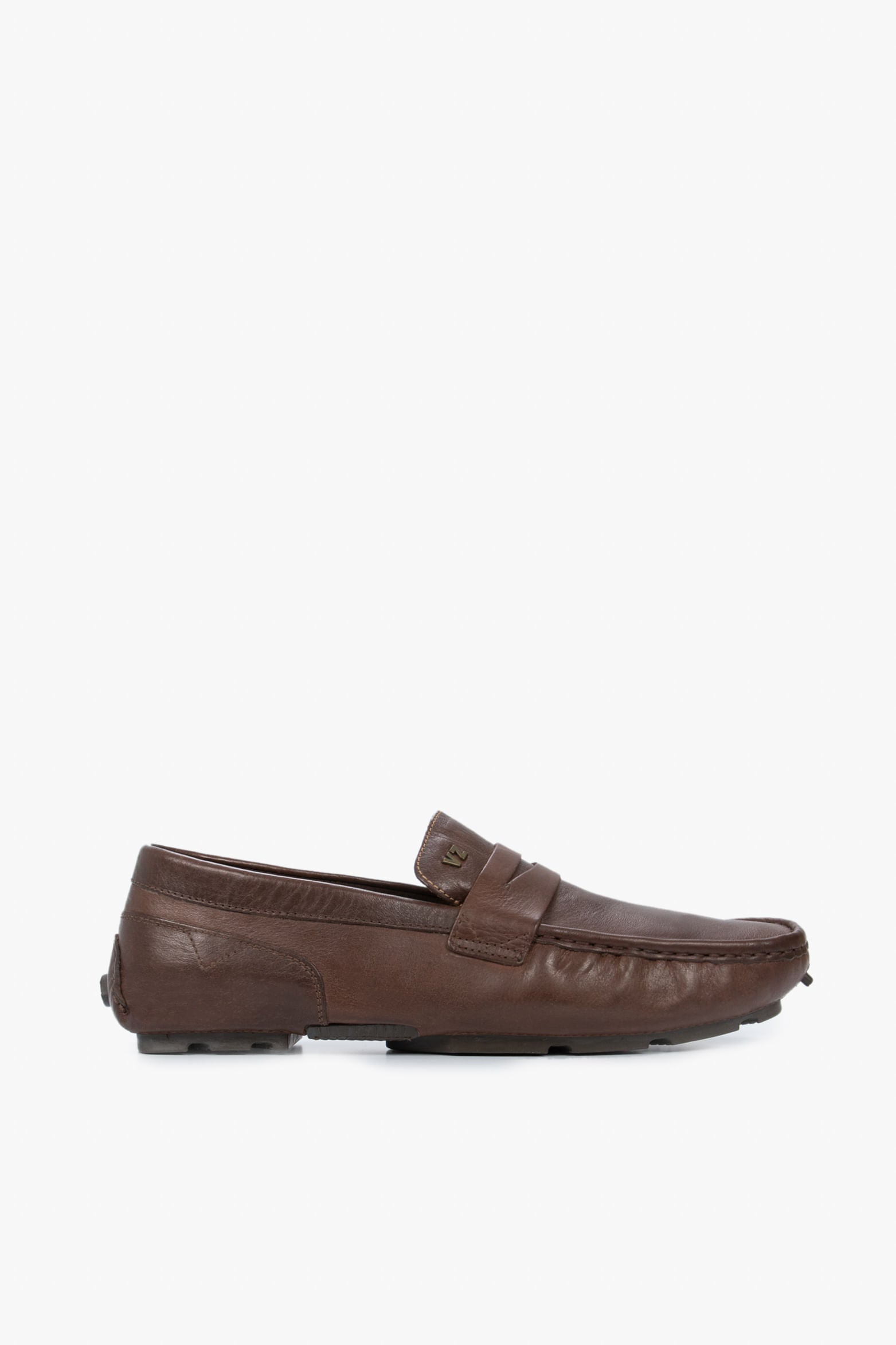 Porto Classic Driver Loafers in Brown Leather