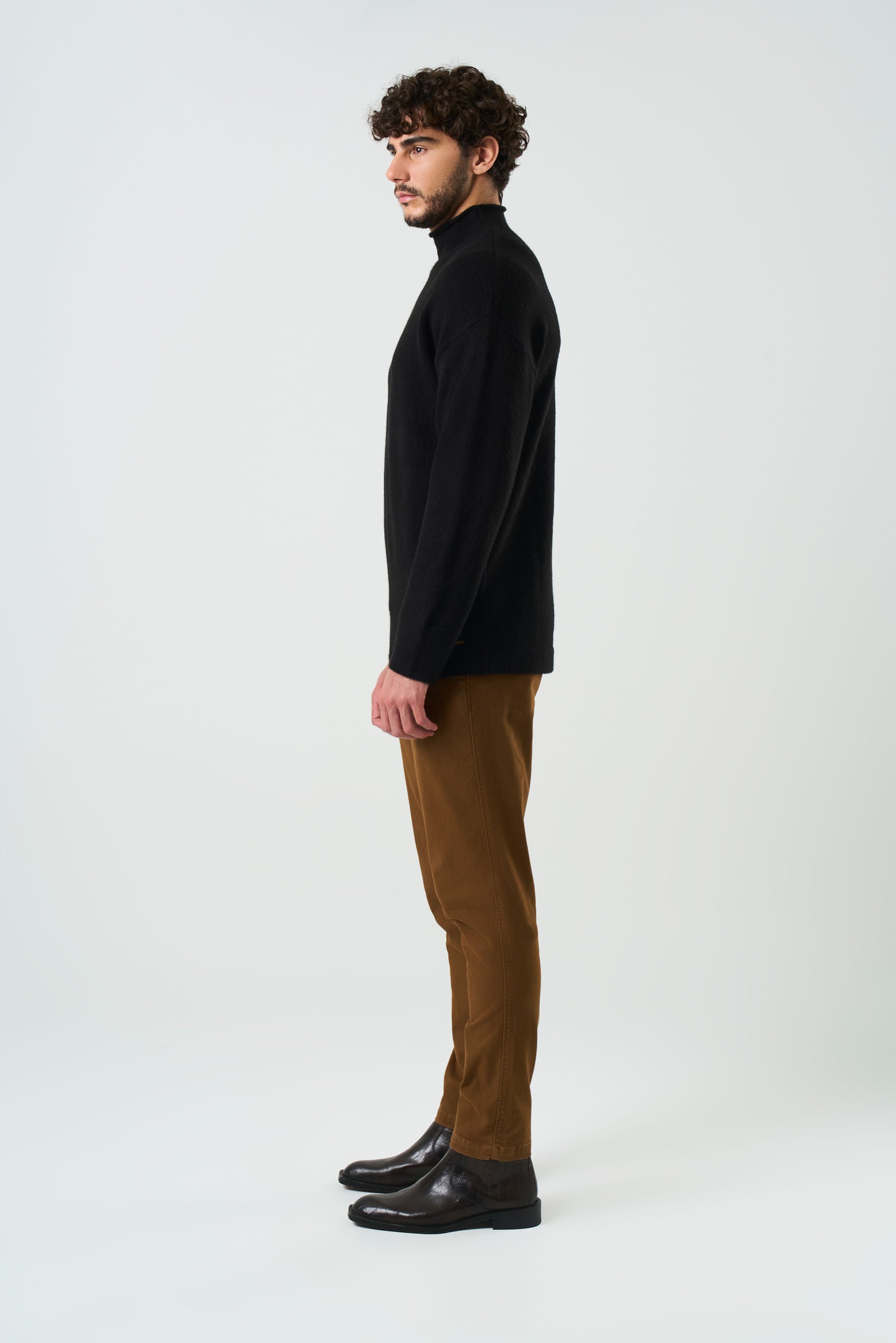 Sika Knit Sweater for Men Two-Tone