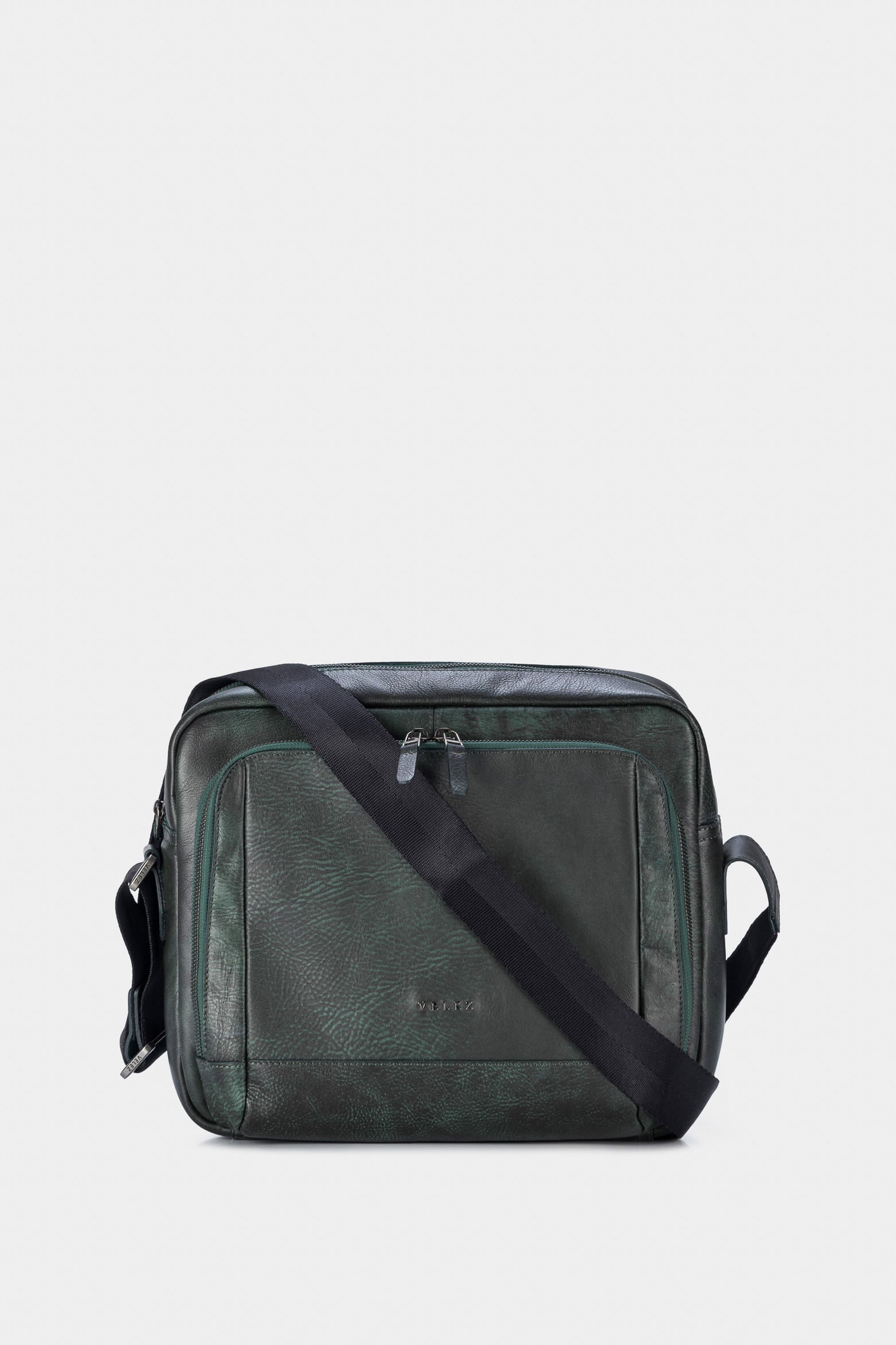 Men’s Imperial Leather Shoulder Handbags with Handcrafted Effect