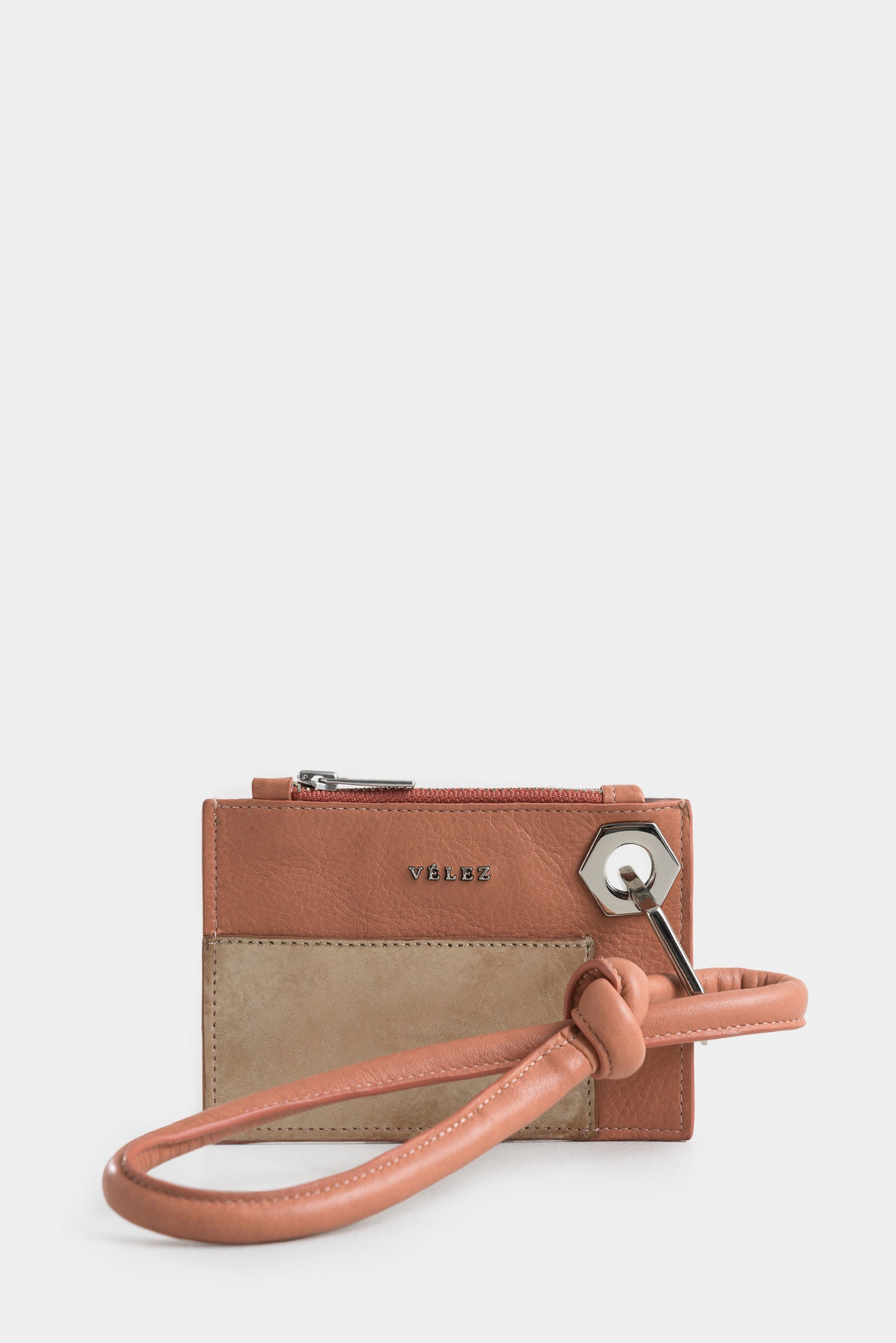 Elaine Leather Document Holder with Removable Handle for Women
