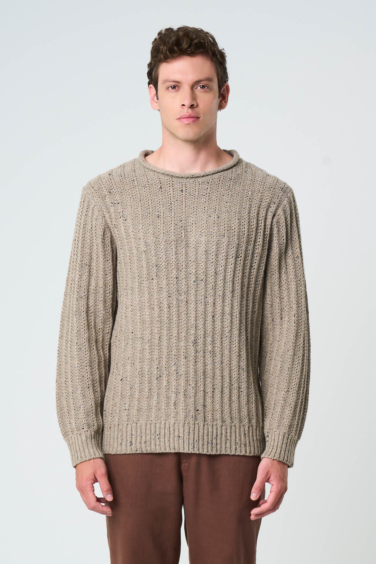 Men's Selva knit crewneck sweater