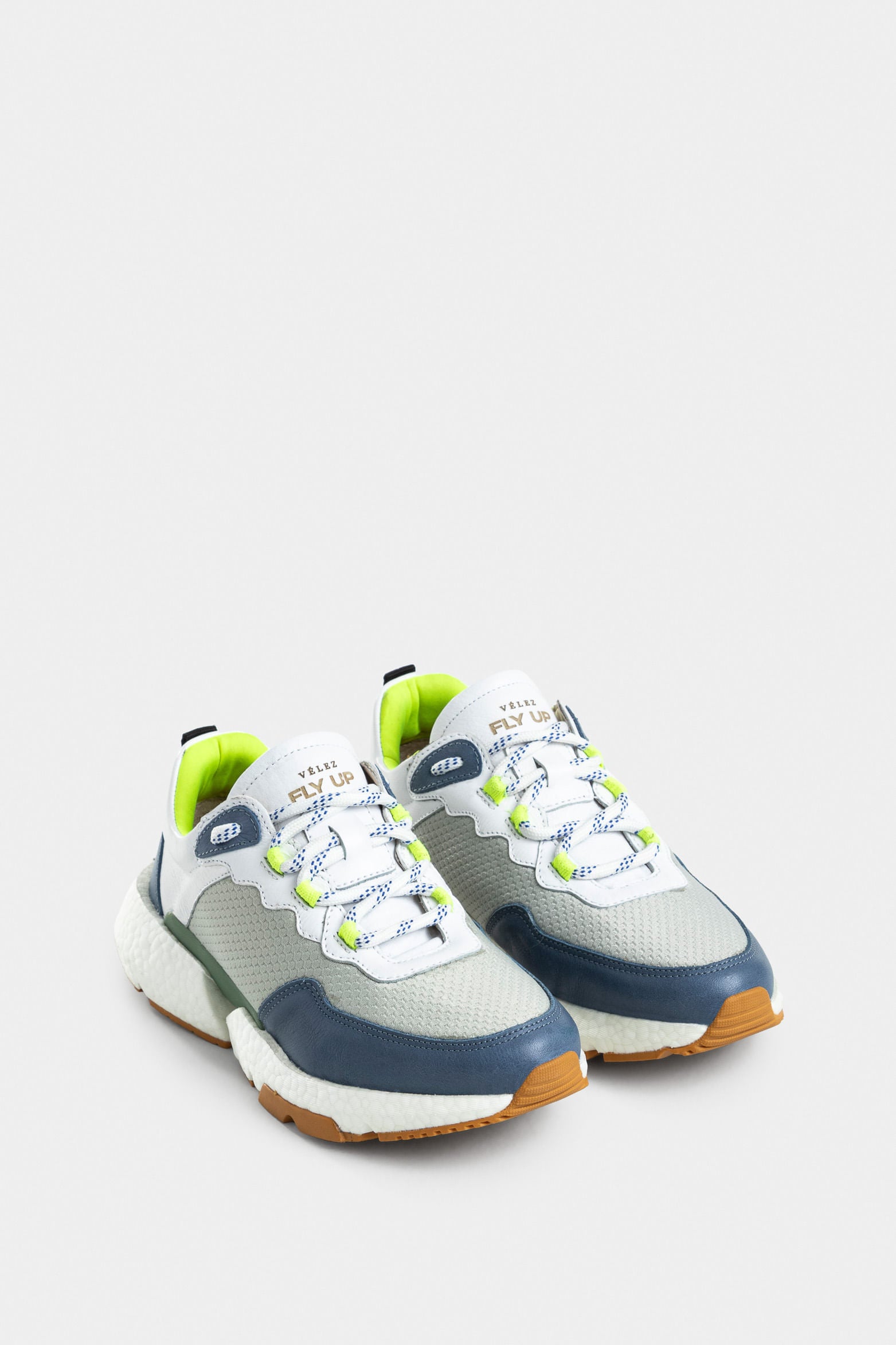 Women’s Citrine Sneakers in Leather and Neoprene