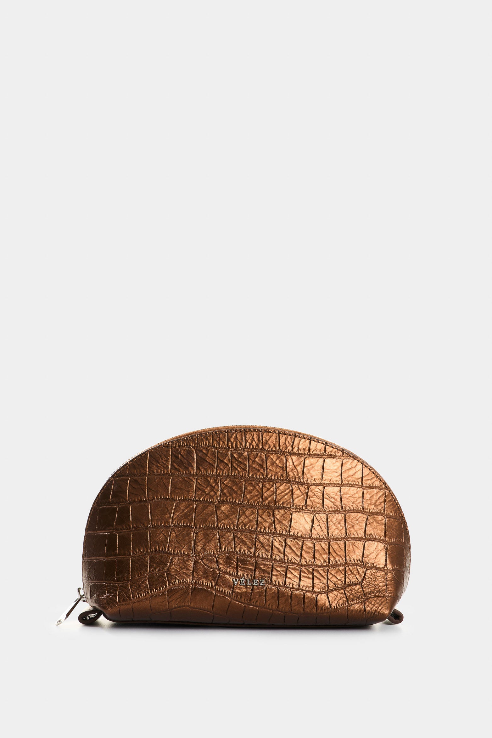 Luminia Foil Leather Cosmetic Bag for Women