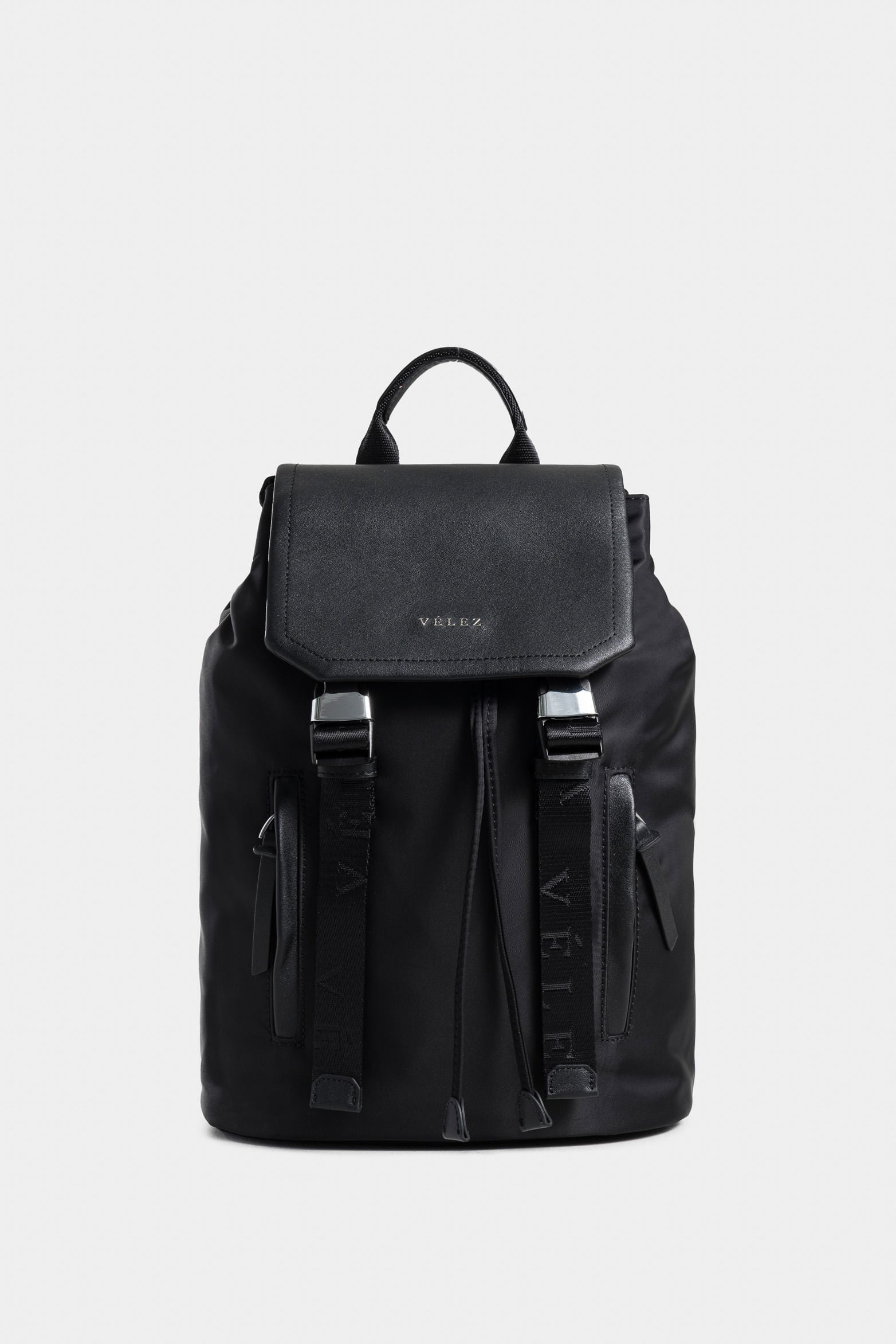 Nasca Tula Urban Style Leather and Recycled Nylon Backpack for Women