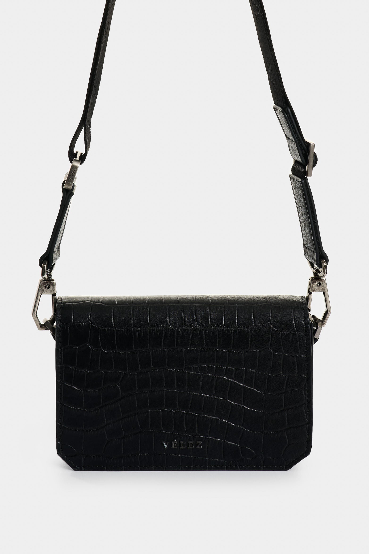 Garniel Mini Hands-Free Croc Leather Men's Bag