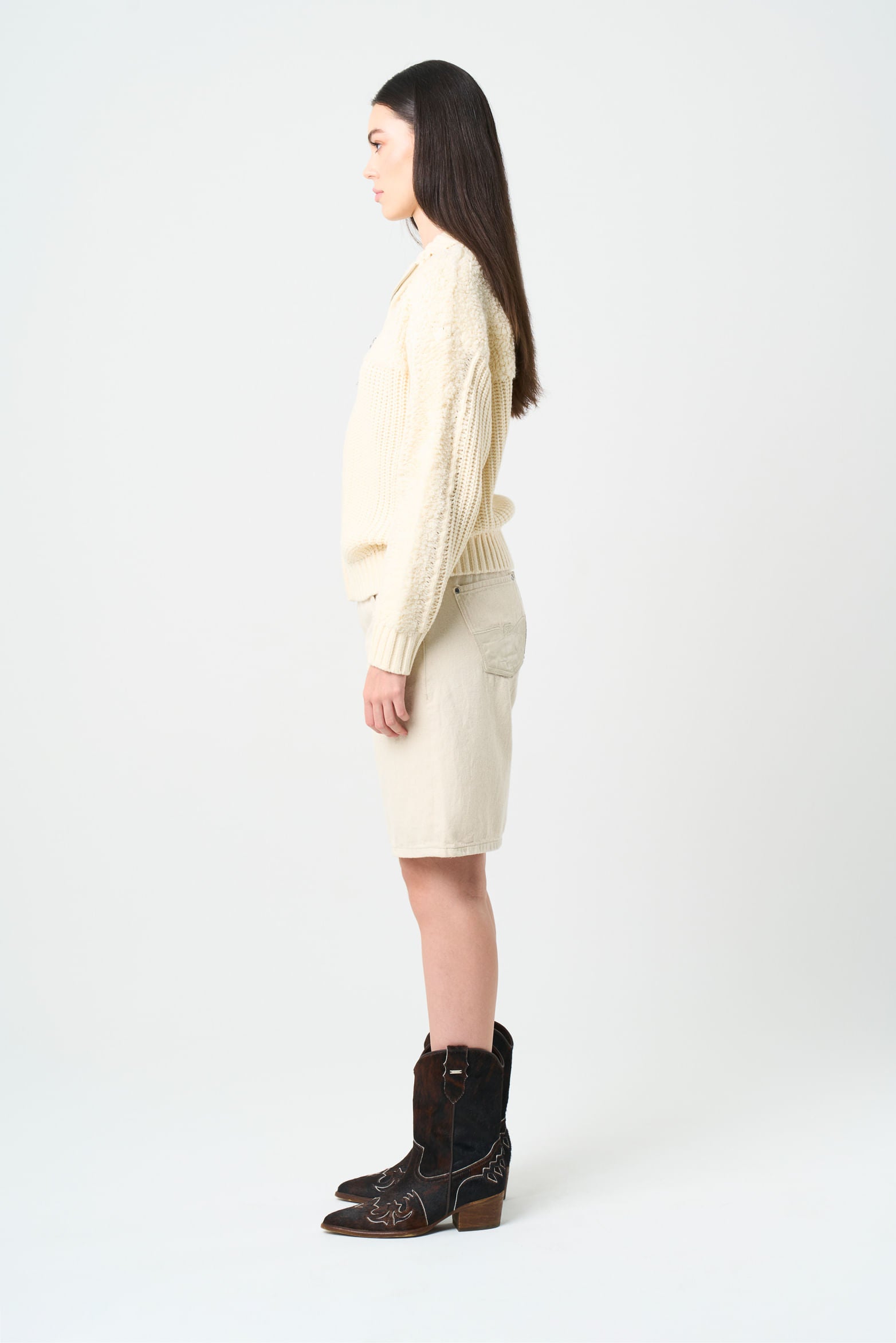 Astra Knitted Bomber Sweater