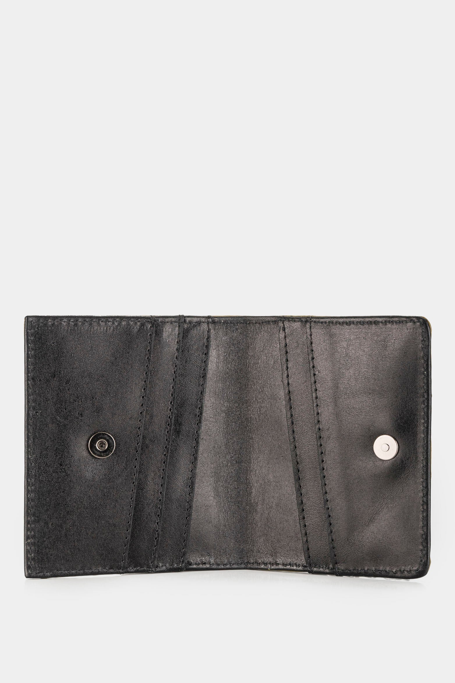 Women’s Splash Leather Card Holder with Perforated VZ Detail
